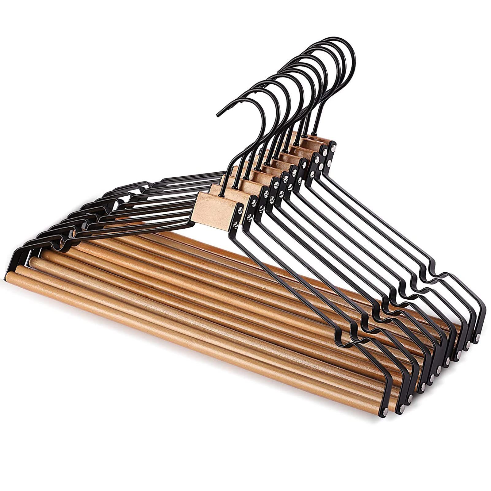 House Day Kleiderbügel aus Holz und Metall, rutschfest, (10-tlg), mit Einke günstig online kaufen