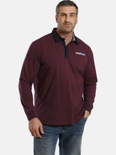 Charles Colby Sweatshirt »EARL FRIDOS« mit Polokragen und Brusttasche