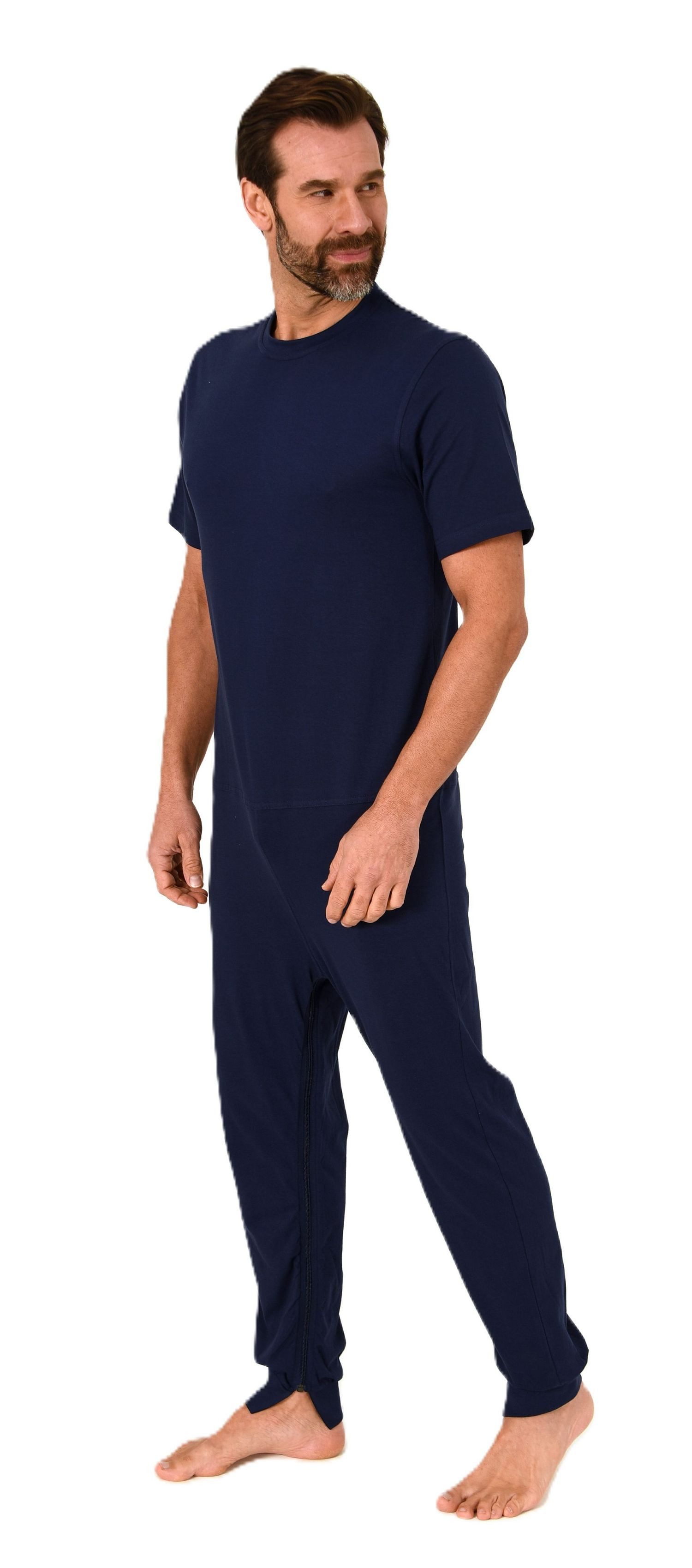 Normann Care Pyjama Herren Pflegeoverall kurzarm günstig online kaufen
