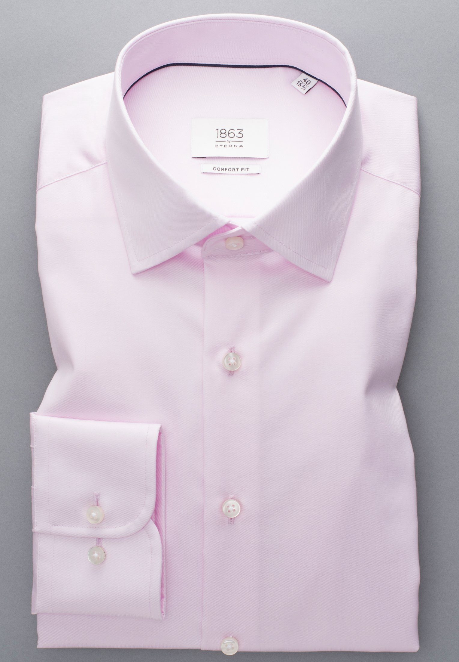 FIT Langarmhemd COMFORT rosa Eterna