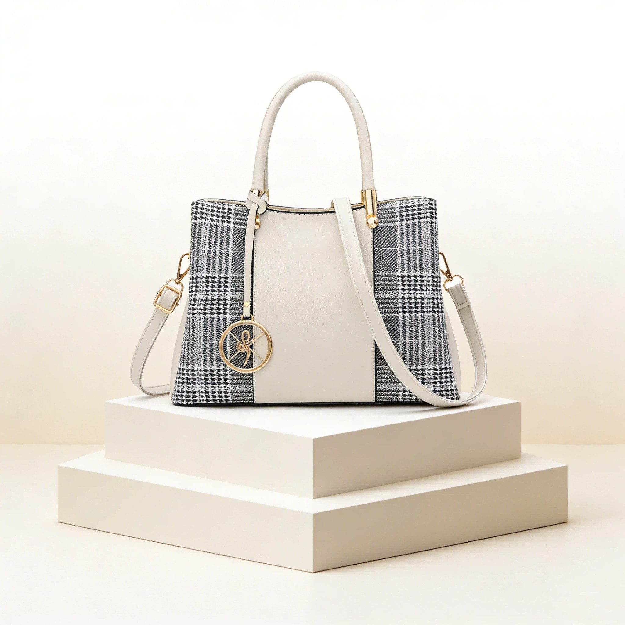 OKWISH Henkeltasche Umhängetasche Freizeittasche Tragetasche Aktentasche (Schultertasche Arbeitstasche Messenger-Tasche Top Griff Schultergurt, Unitasche, Bürotasche, Kunstleder), für Frauen Arbeit Business Schule Büro Reisen usw