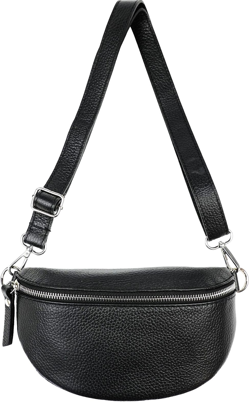 Bauchtasche Umhängetasche Damen aus Echtleder