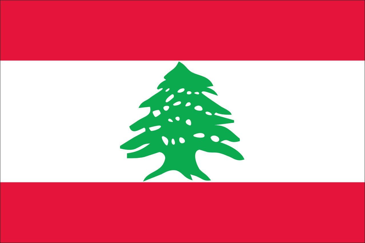80 g/m² Flagge flaggenmeer Libanon