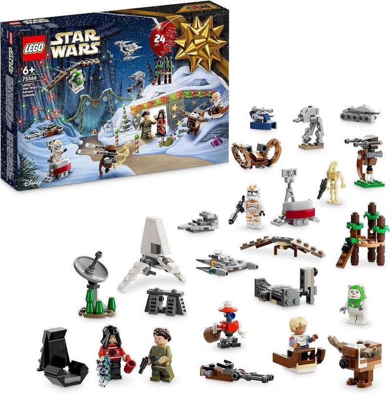 LEGO® Spielzeug-Adventskalender LEGO Star Wars Weihnachtskalender 2023, Festliches Geschenk für Kinder