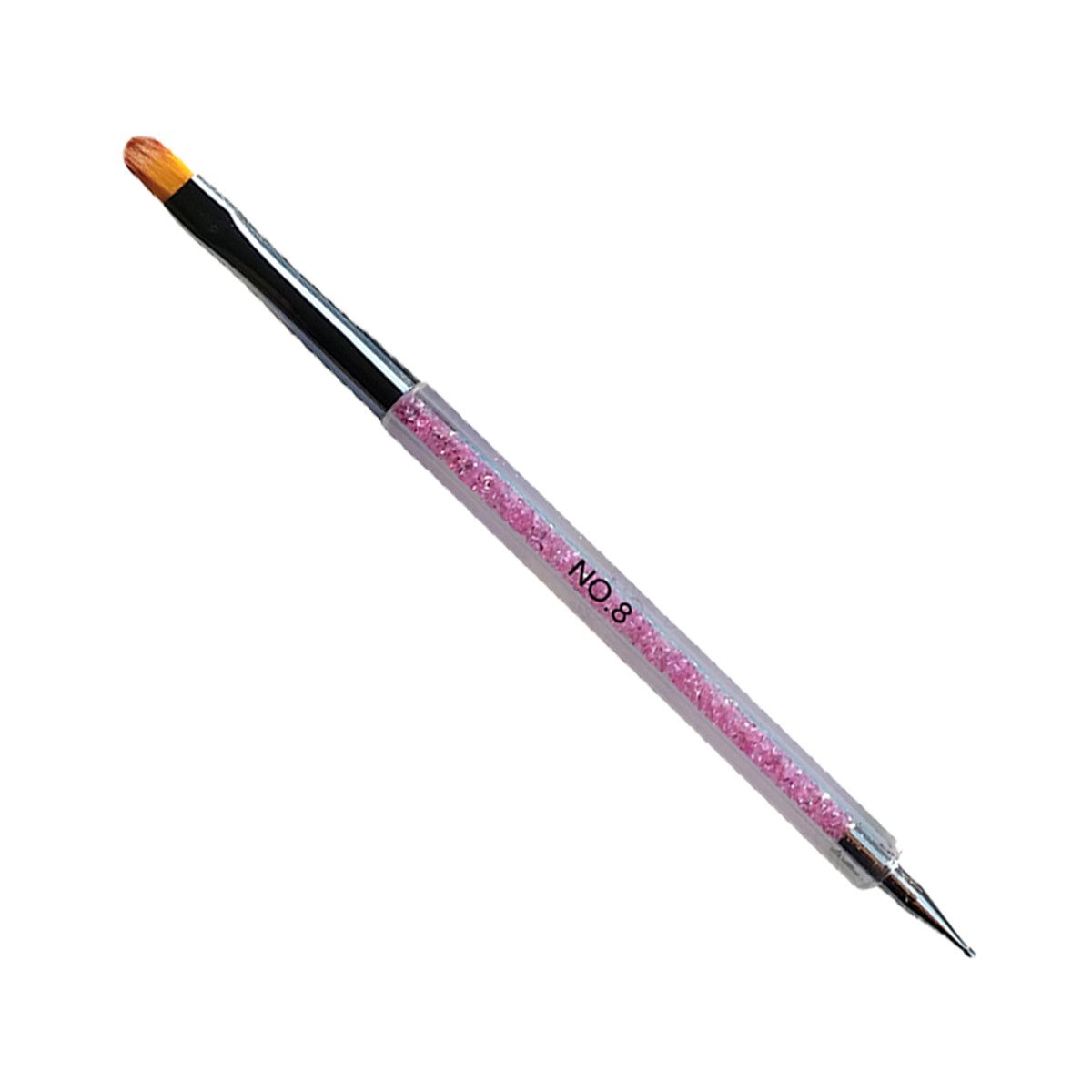 Nailart-Pinsel Gelpinsel Rounded AGL-019 Gr. 8/Pink