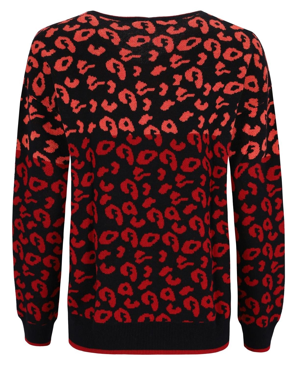 Hajo Rundhalspullover Pullover Intarsienstrick günstig online kaufen