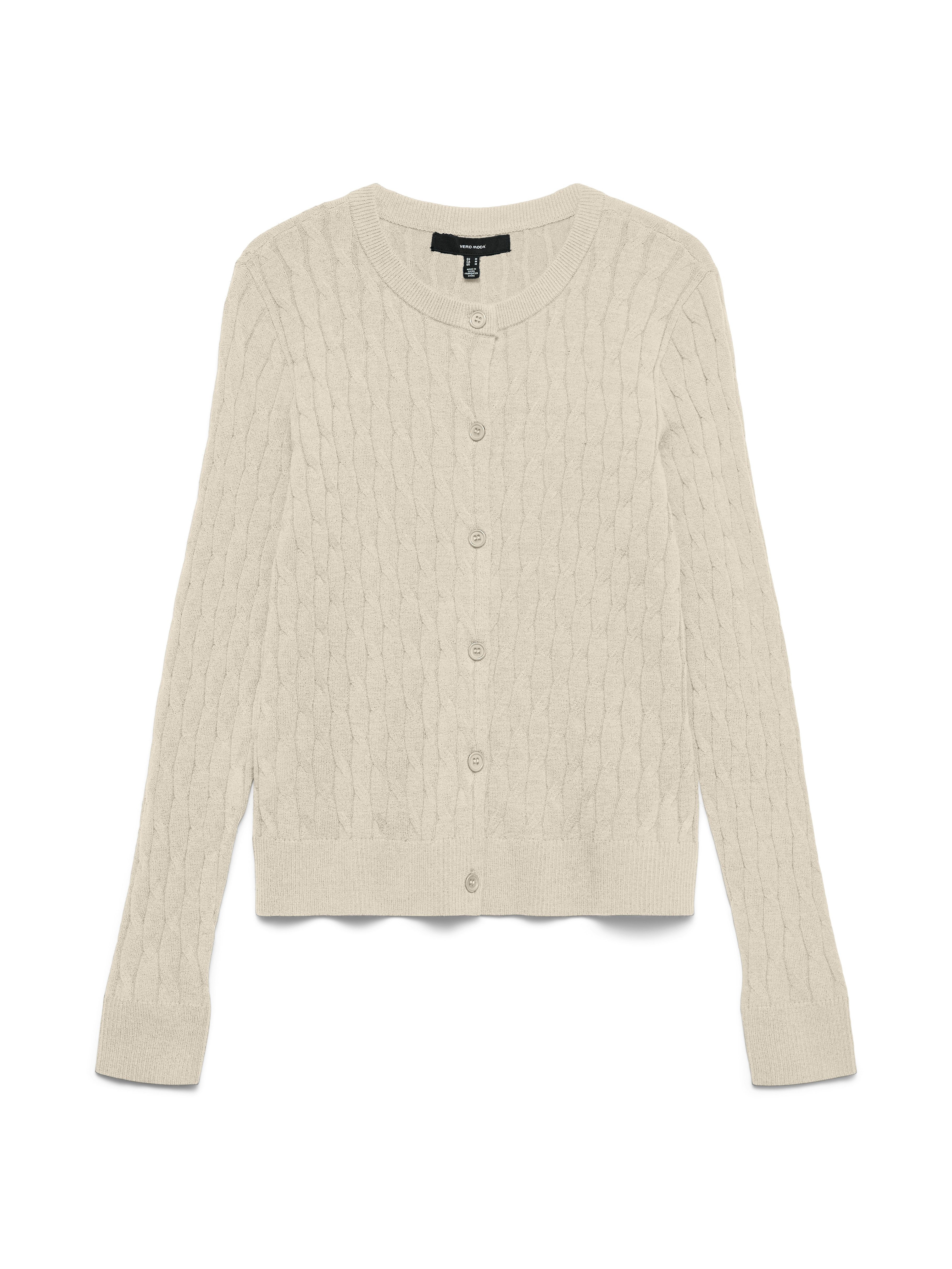 Strickjacke VMFANTASTIC LS O-NECK CABLE CARDIGAN