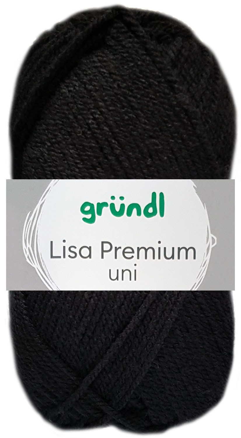 Gründl 50 Gramm Gründl Lisa Premium Uni Bastelgarn