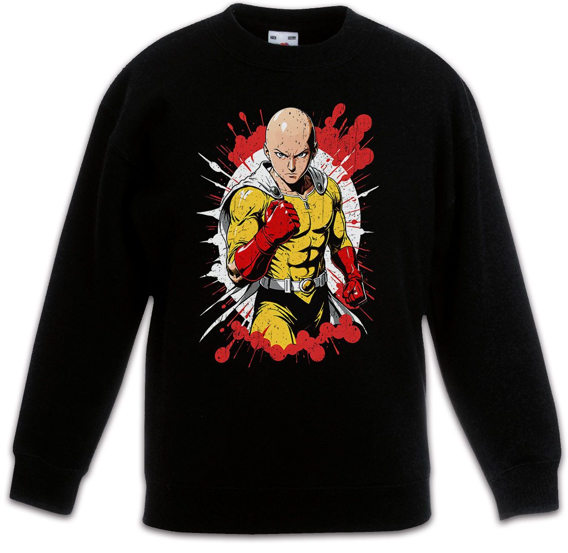 Sweatshirt Anime Punch Kinderpullover One OP Man Saitama Genos Tatsumaki Fubuki