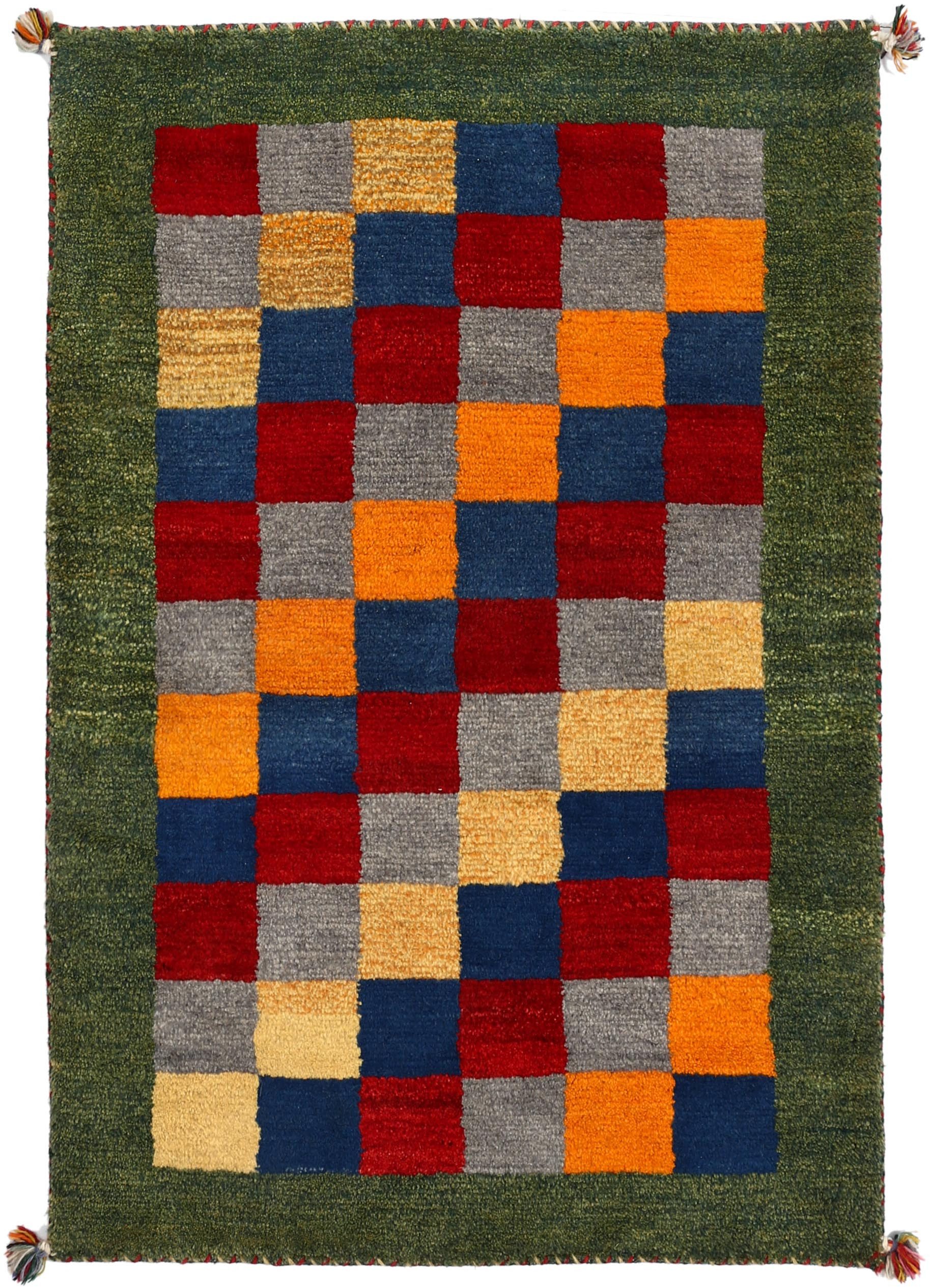 Carpet Avenue Teppich Perser Gabbeh 122x80, Rechteck, Höhe: 9 mm