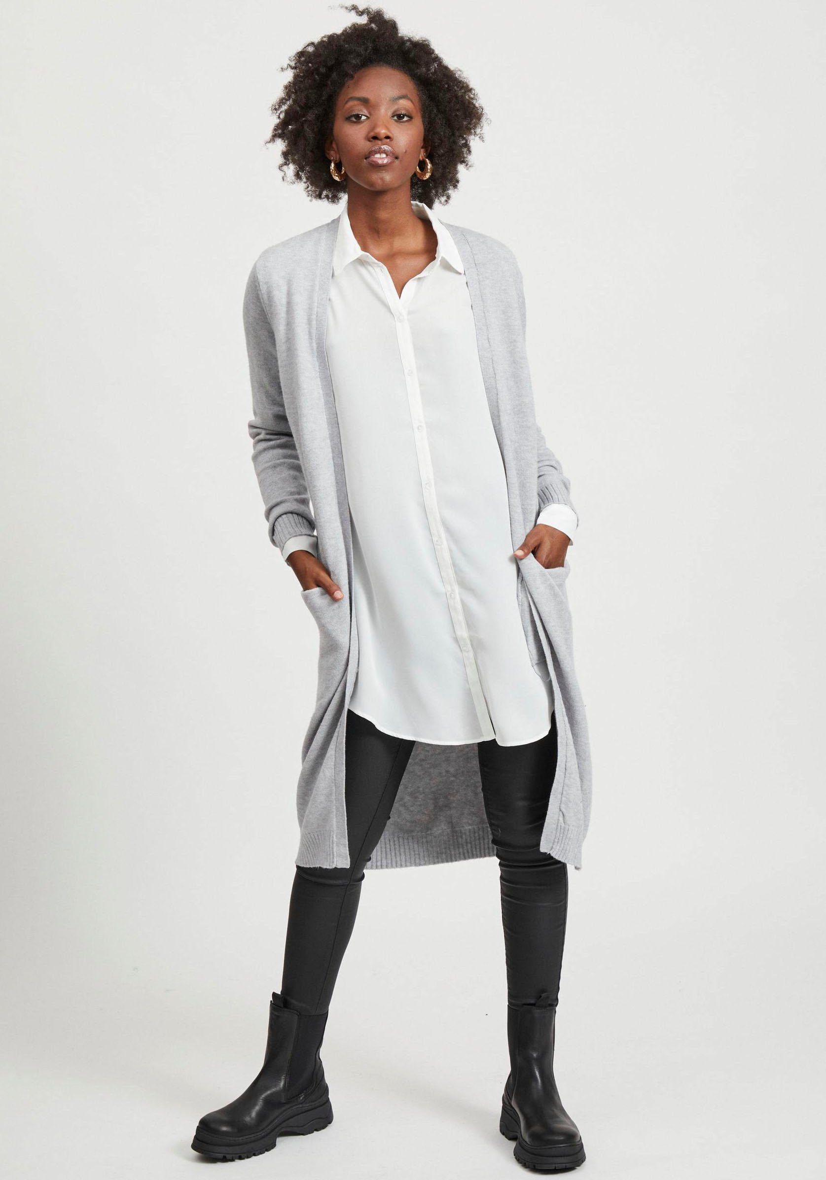 Vila Longstrickjacke VIRIL LONG L/S KNIT günstig online kaufen