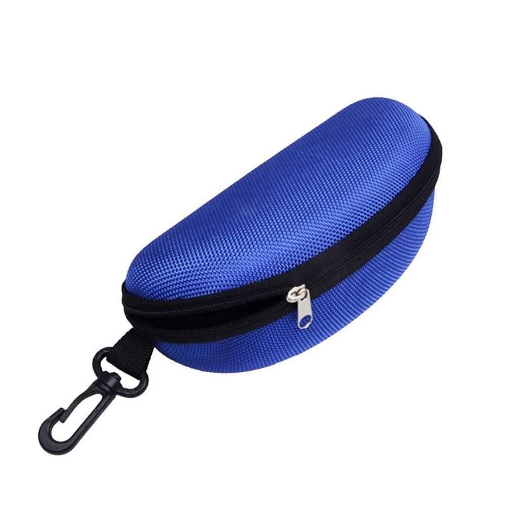 Schutz, Rutaqian /3Stück Reißverschluss Blau-1 stücke Schutztasche,mit Reißverschluss Hartschalenkoffer, 1 Brillenetui Brillenetui,Brillen Haken,