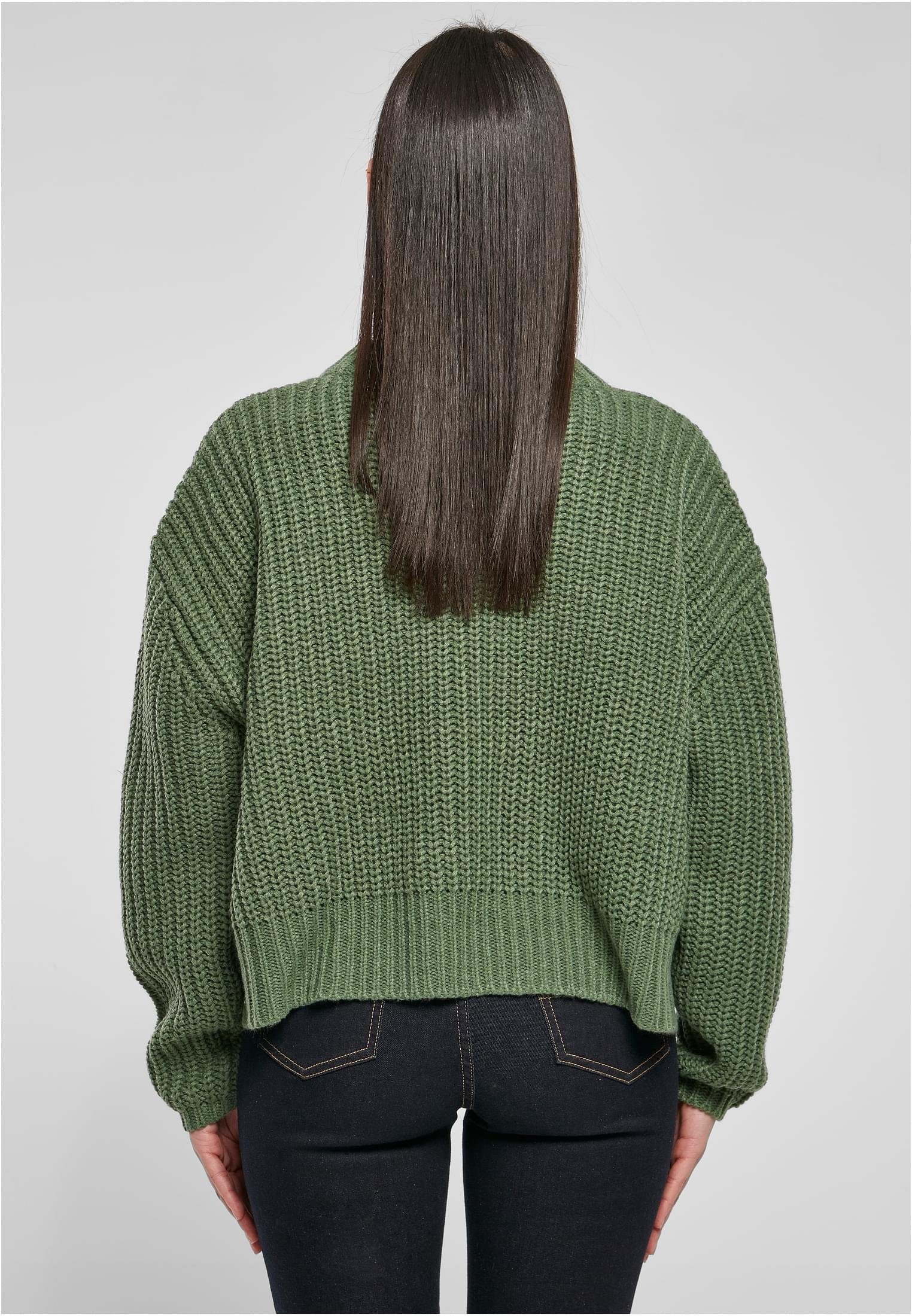 CLASSICS Kapuzenpullover salvia URBAN Damen Wide Ladies Sweater Oversize (1-tlg)