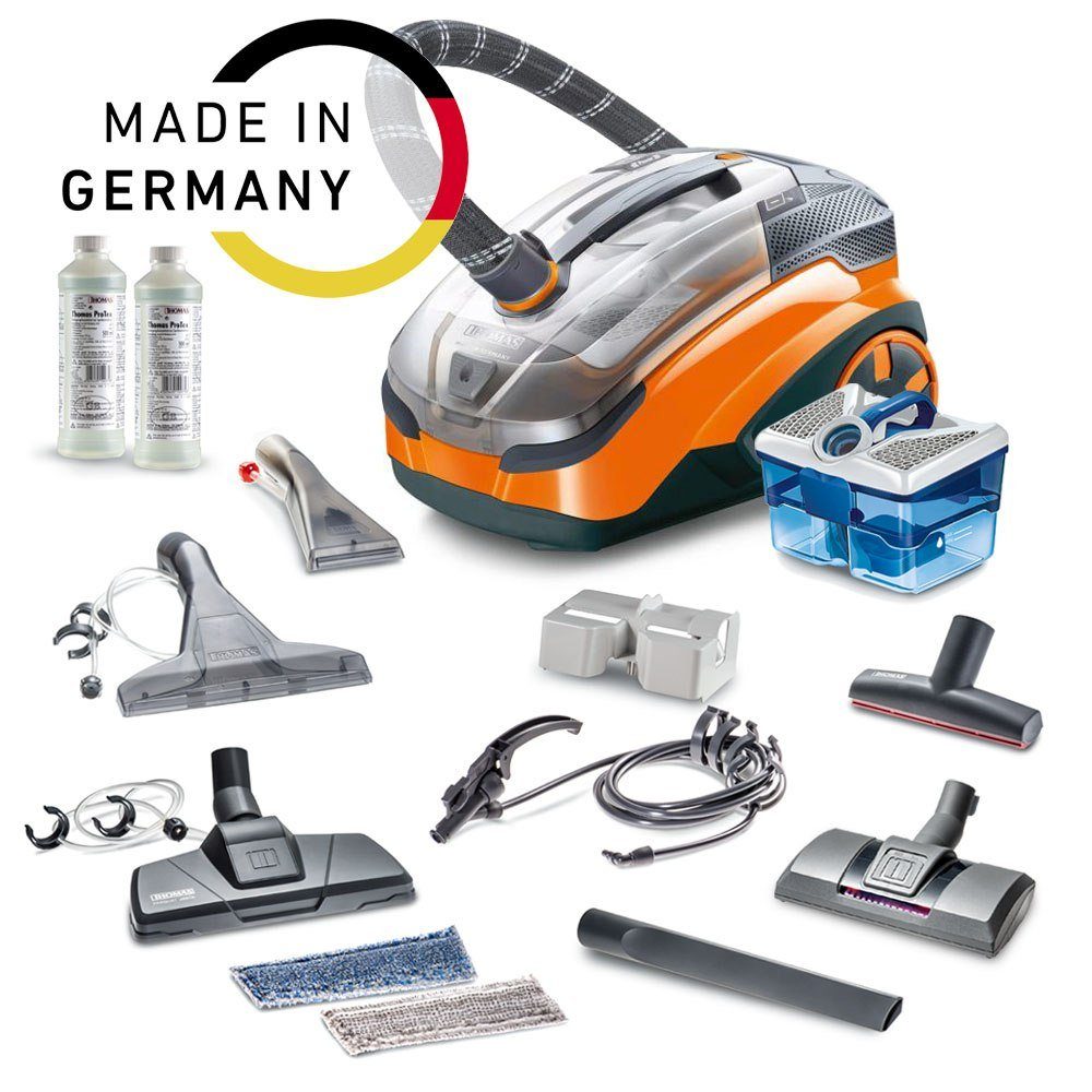 Thomas Staub-Wasch-Sauger THOMAS AQUA+ PET & FAMILY PARQUET PRO, 1700 W, AQUA-Filterbox, Wasserfilter, Beutellos, AQUA-Filterbox, Nass- und Trockenreinigung, Fleckenentfernung,
