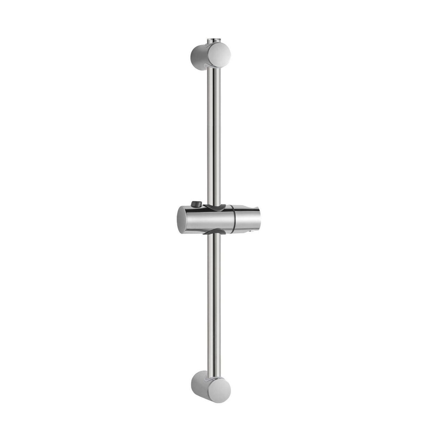 LuxusKollektion Stangenbrause-Set Duschstange Brausestange Wandmontage Verstellbar Bohrlöcher 60cm Chrom