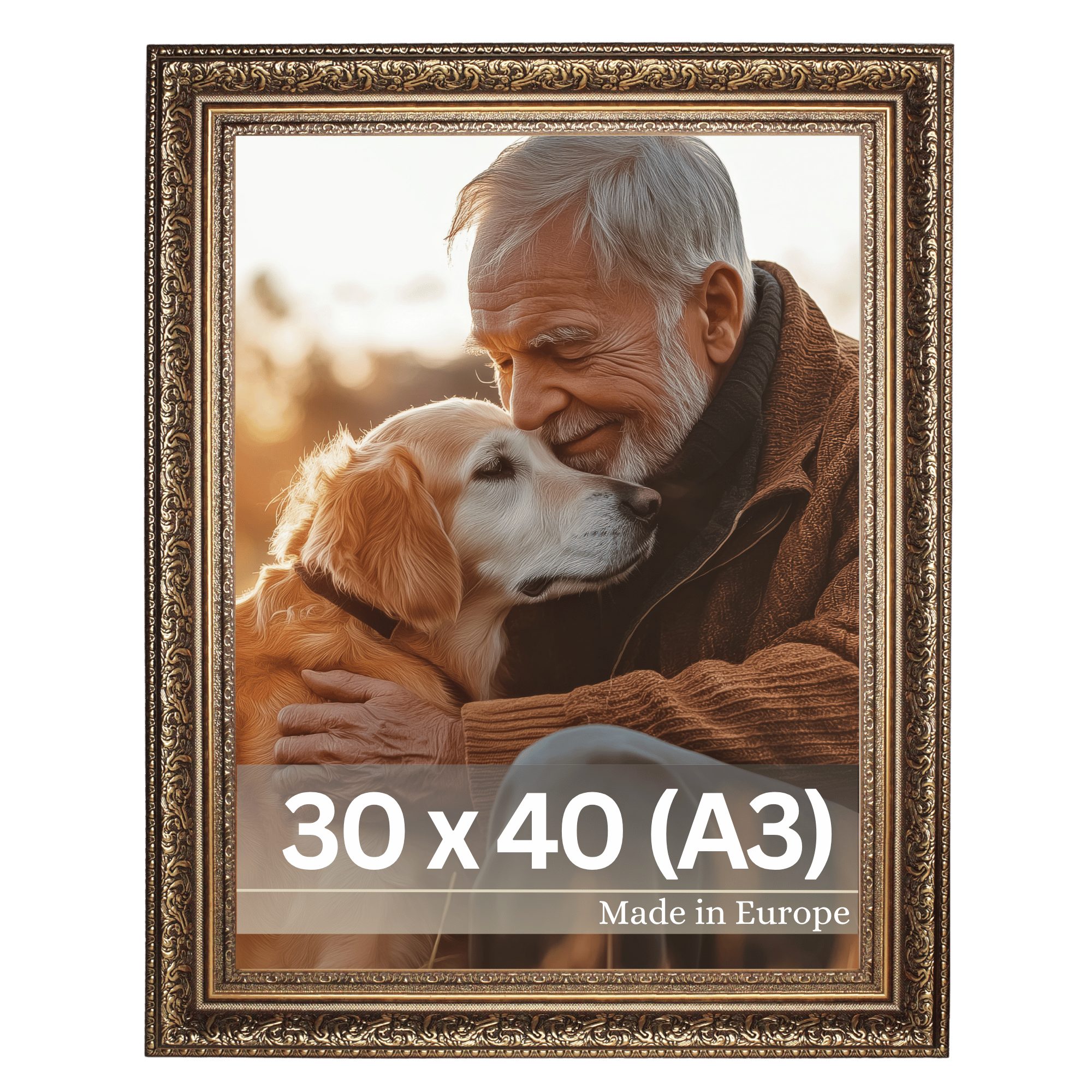 Victor (Zenith) Bilderrahmen Leonardo, Bilderrahmen Gold Braun 30x40 cm, Bi günstig online kaufen