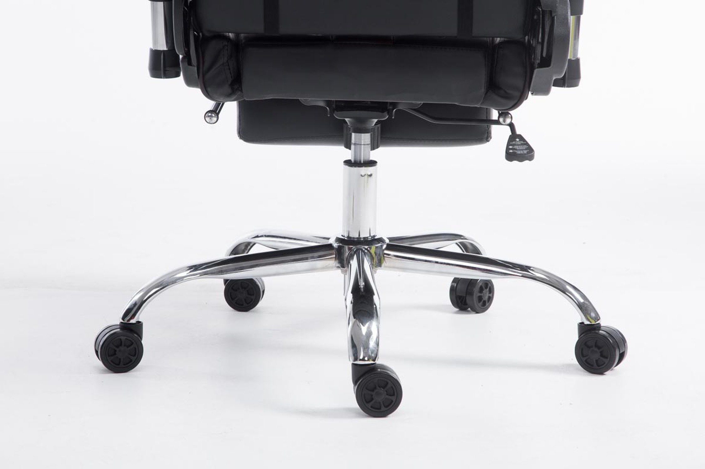 TPFLiving Gaming-Stuhl Limitless-2 mit Kunstleder Metall bequemer schwarz/braun chrom Drehstuhl, Chefsessel), Racingstuhl, Gamingstuhl, - Rückenlehne Sitzfläche: - drehbar 360° höhenverstellbar (Schreibtischstuhl, - Gestell