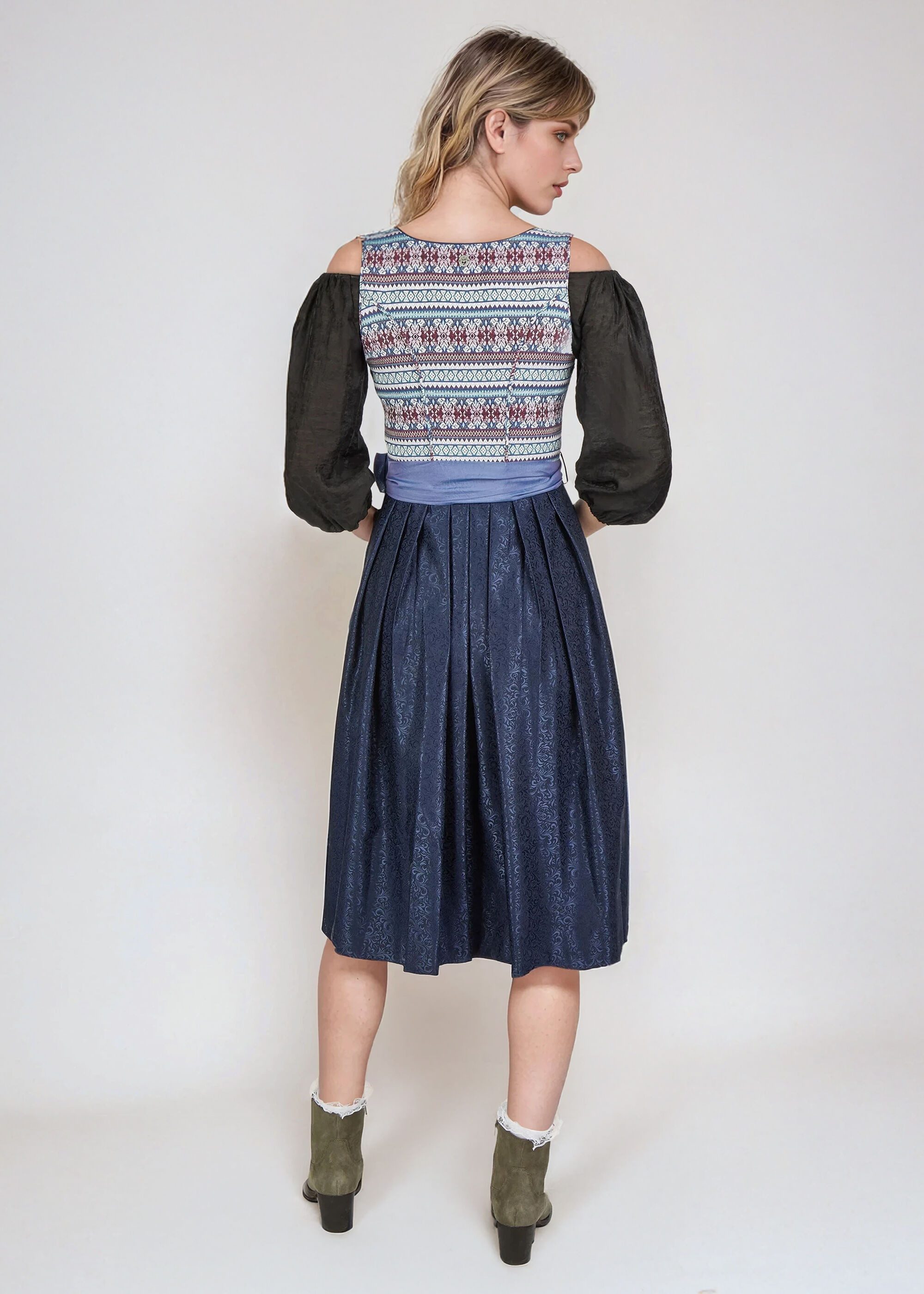 Spieth & Wensky Dirndl Ghiese leichter und luftiger Rock mit Blumenmuster