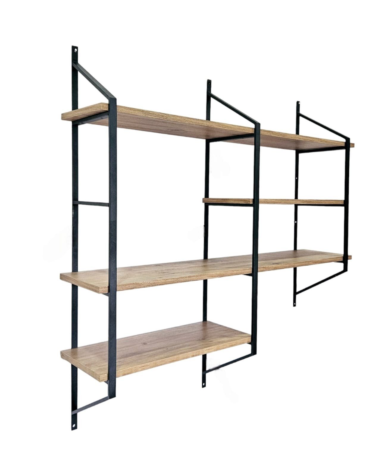 Skye Decor Wandregal 100% MELAMINE COATED PARTICLE BOARD, 120 cm x 28 cm x 120 cm V1812