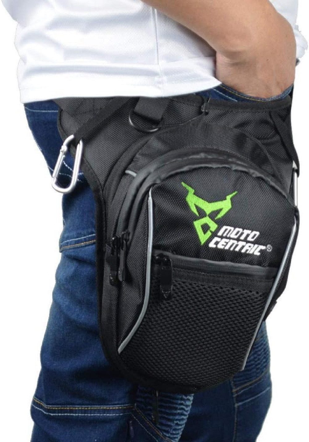 M-Diamant Beintasche Gürteltasche Oxford Hüfttasche Motorrad-Beintasche Oberschenkel, Wasserabweisend atmungsaktiv multifunktional