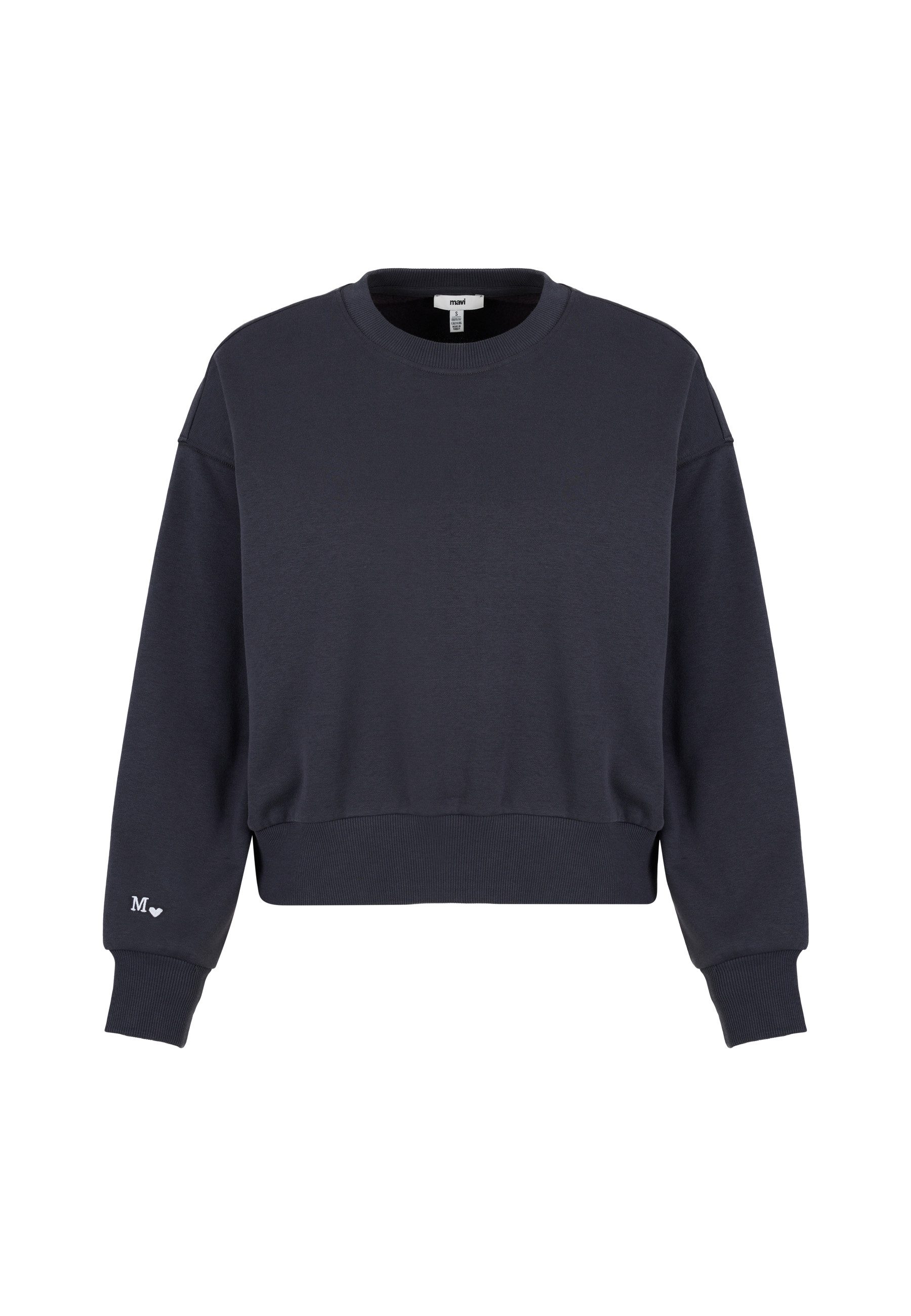 Mavi Rundhalspullover CREW NECK SWEATSHIRT Sweatshirt cropped