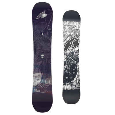 F2 Snowboard Snowboard Black Deck Extra Wide