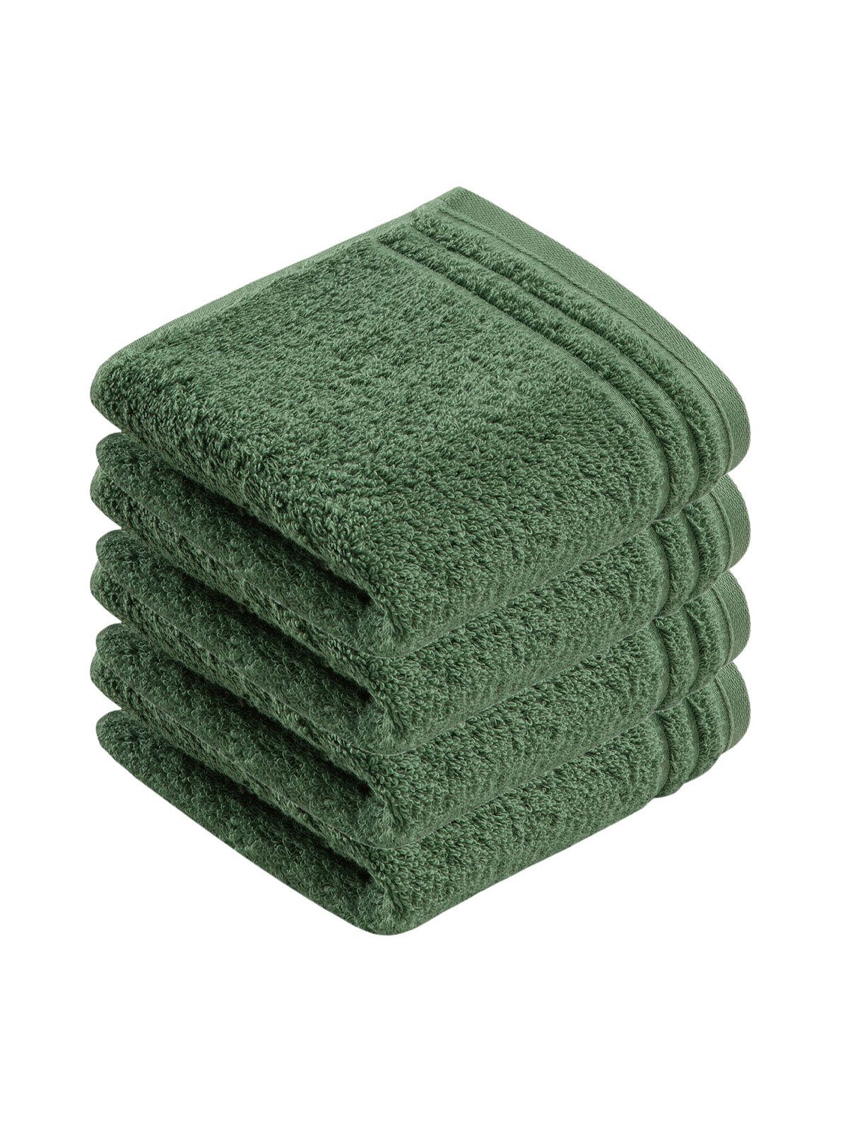 Vossen Gästehandtücher 4er Pack Gästetuch 40 x 60 cm Vienna Style Superso, Frottier (Spar-Set, 4-St), Vegan