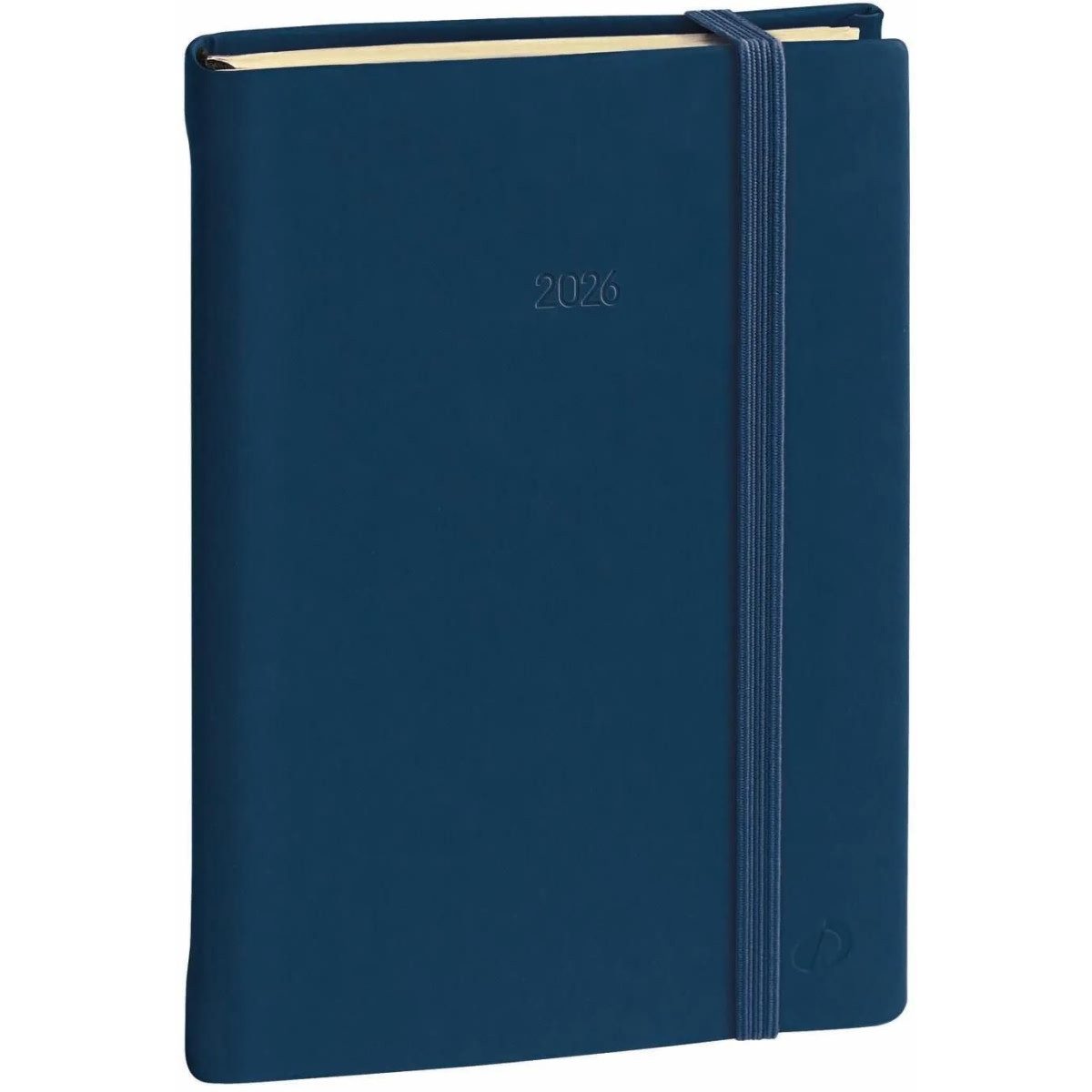 Taschenkalender Kalender Daily Pocket 8,8x13cm Silk marineblau 2026.