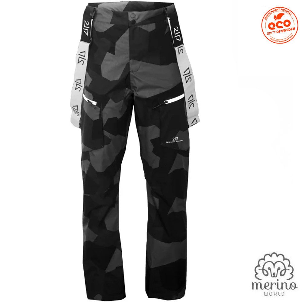 Trainingstights 2117 of Sweden - Herren Merino Skihose NYHEM – wasserdicht, warm, camo