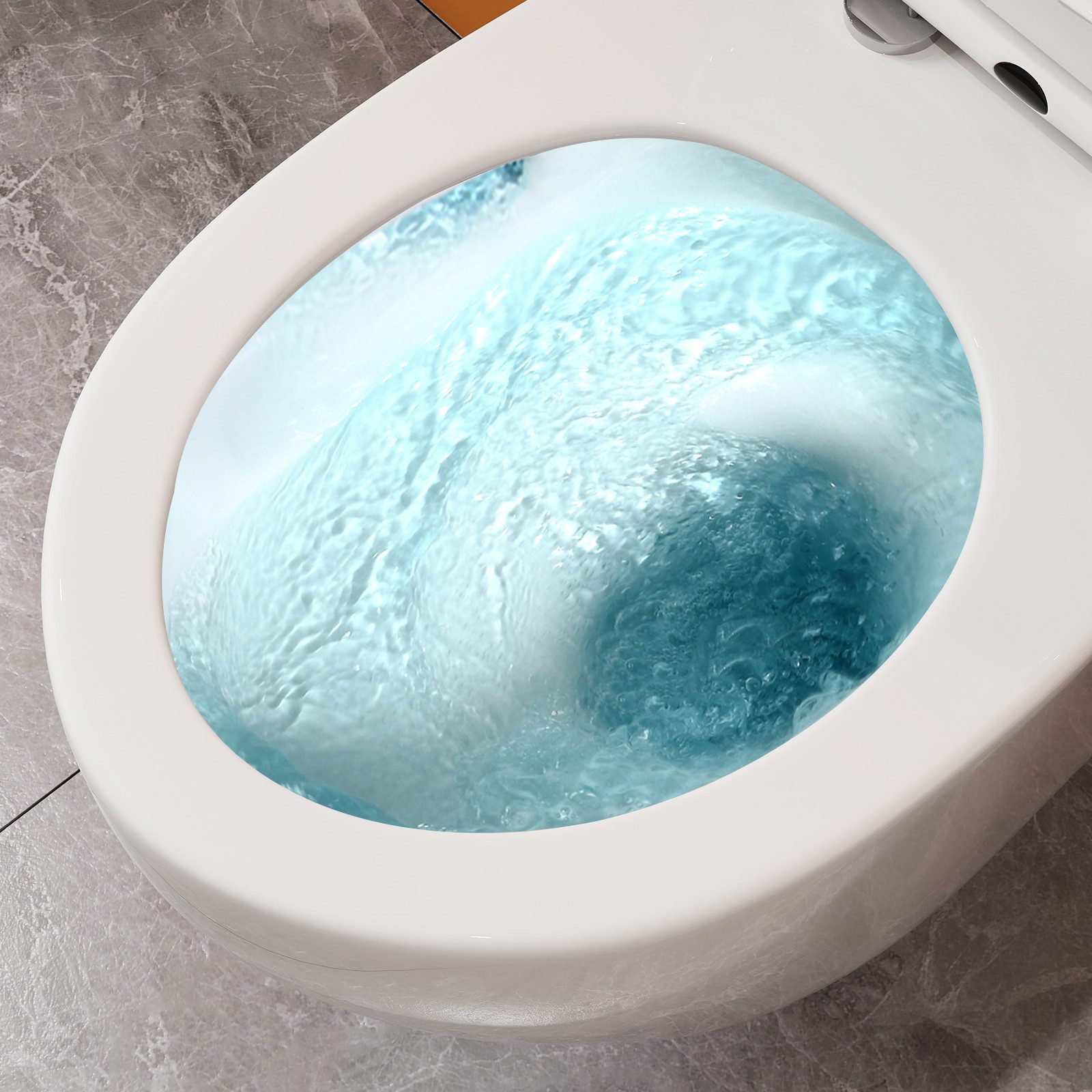HOROW Tiefspül-WC Hänge WC Spülrandlos Toilette, günstig online kaufen
