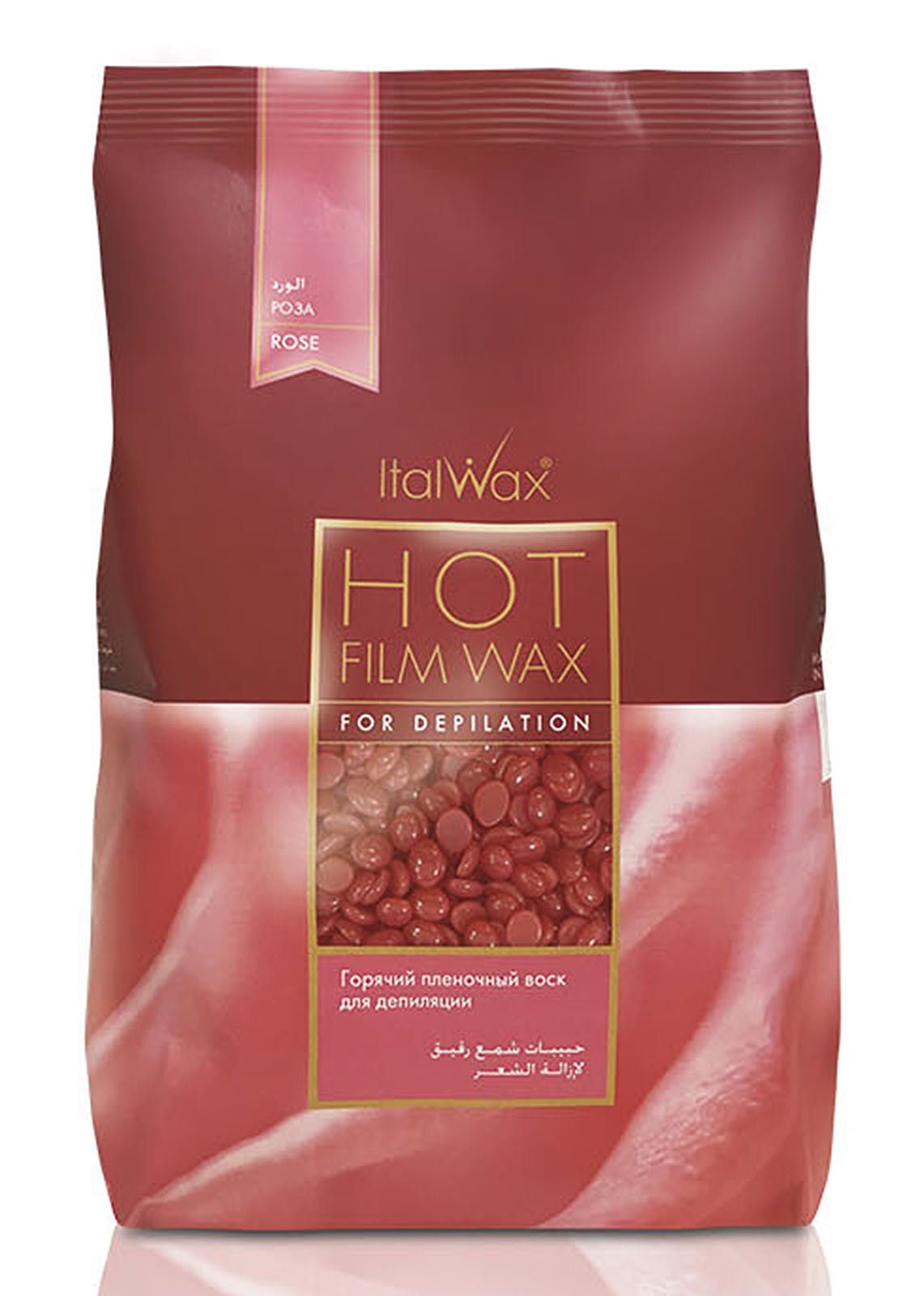 Italwax Körperrasierer Filmwachs Rose Italwax Rosa Hot Film Wax Wachsperlen