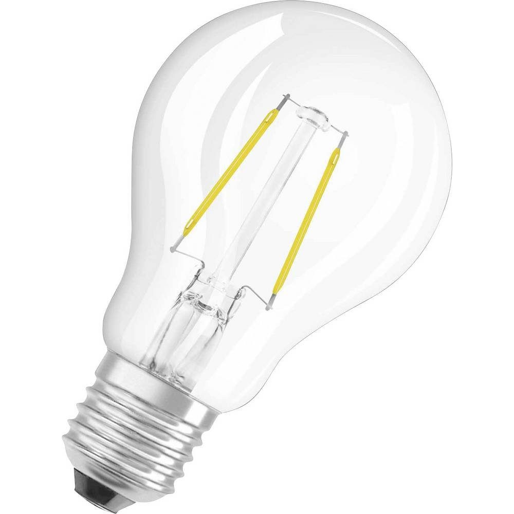 Osram Osram LED E27 A60 Birne Filament Klar 1.5W = 15W 136lm Warmweiß 2700K  LED-Leuchtmittel, E27, Warmweiß