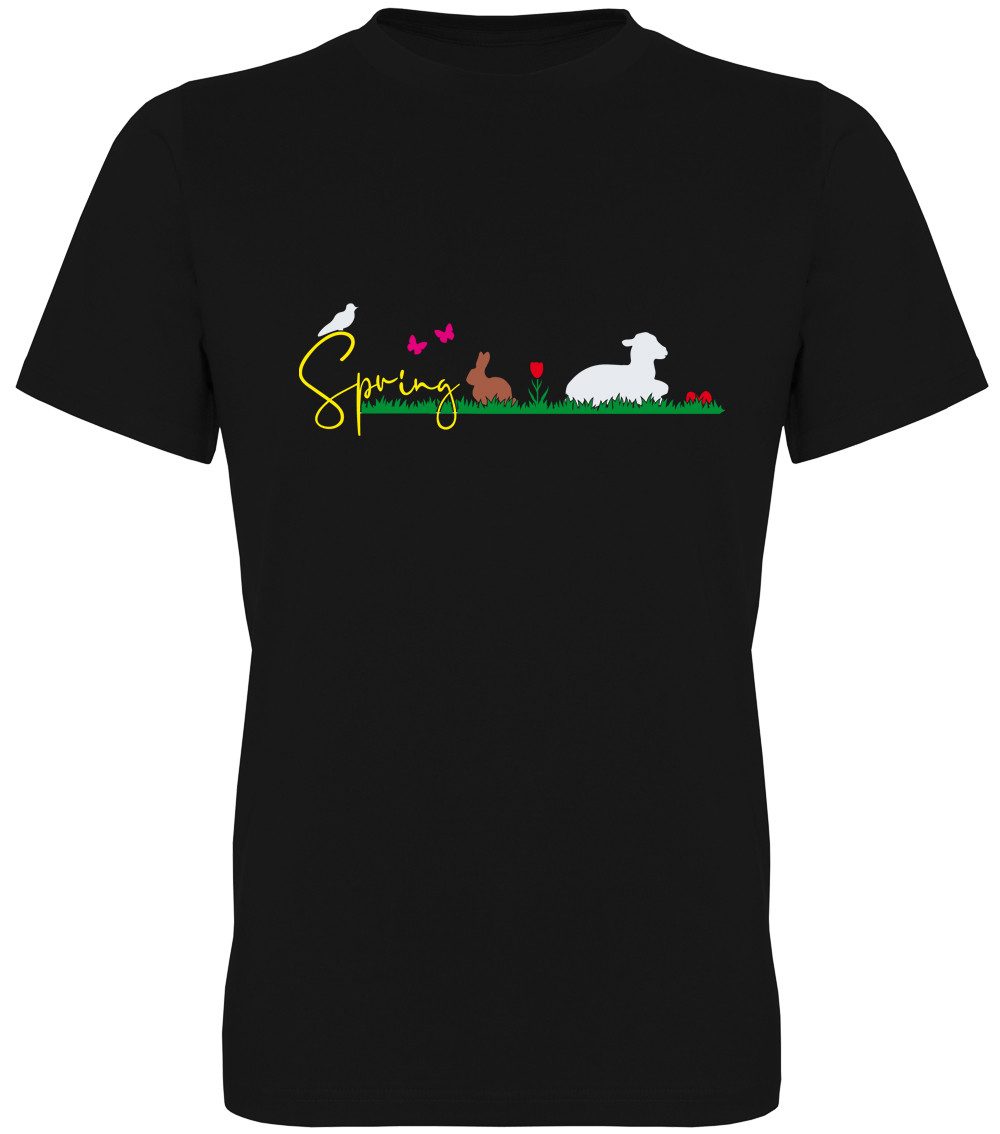 G-graphics T-Shirt Spring – Frühlingswiese Herren T-Shirt mit einem schönen Frühlingsmotiv