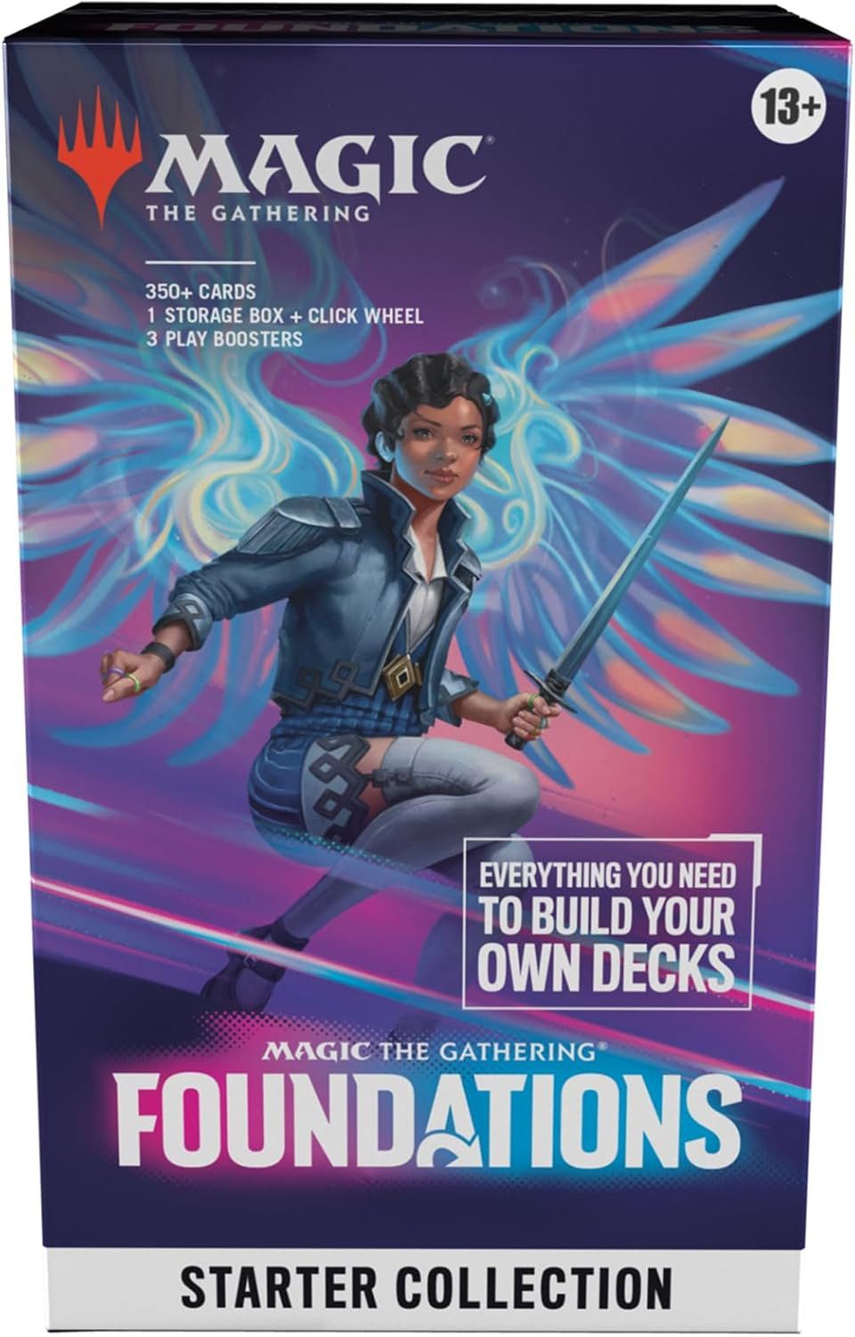 Magic the Gathering Sammelkarte Foundations Starter Collection Englisch, Includes 3 Play Booster Packs