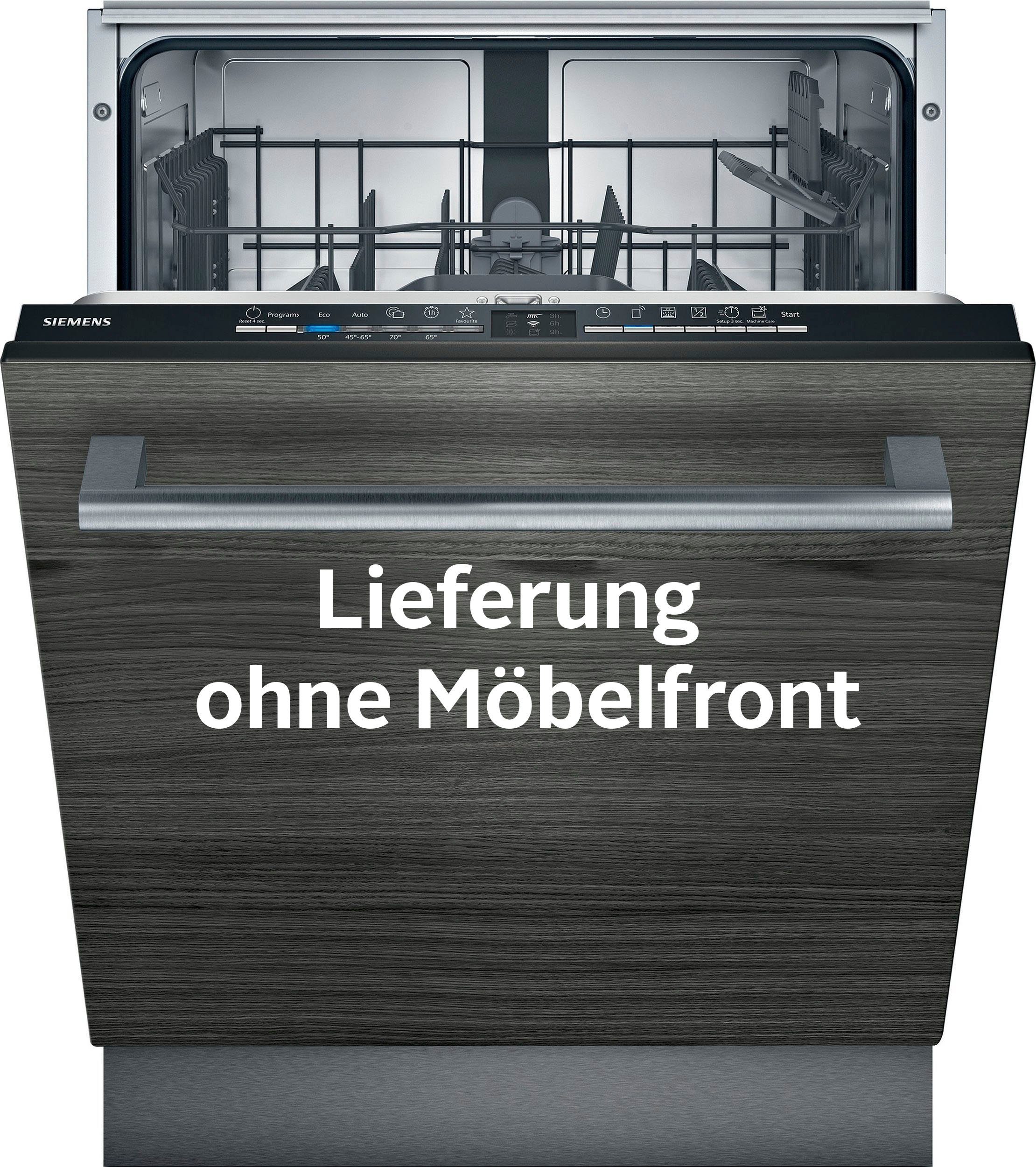 SIEMENS vollintegrierbarer Geschirrspüler iQ100 SN61IX12TE, 12 Maßgedecke