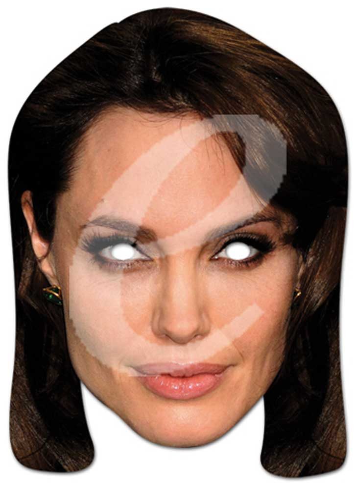 Verkleidungsmaske Jolie, Angelina - Masken - Promi Maske