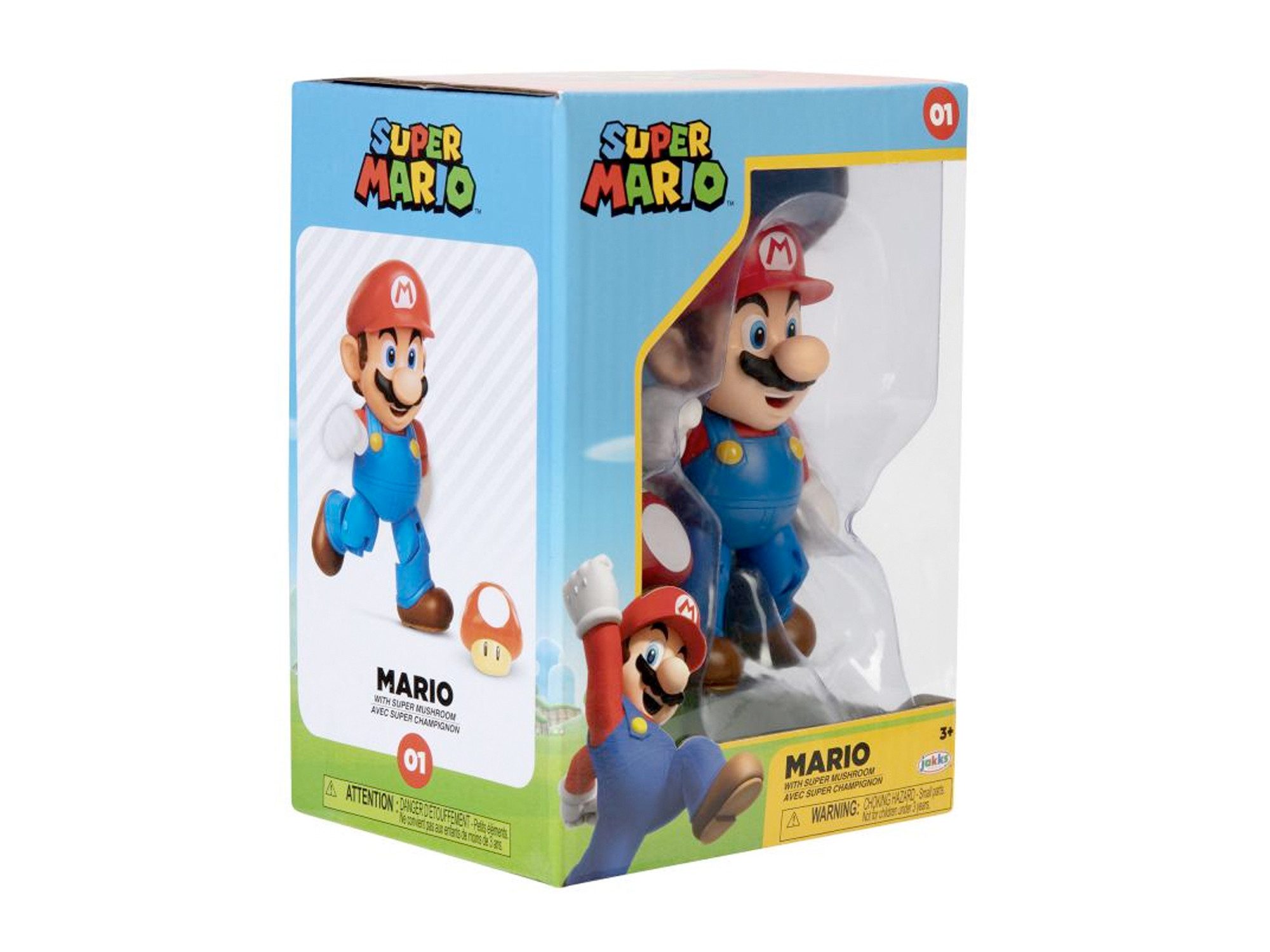 Nintendo Actionfigur Nintendo Super Mario Figur Mario in Sammlerbox, 10 cm