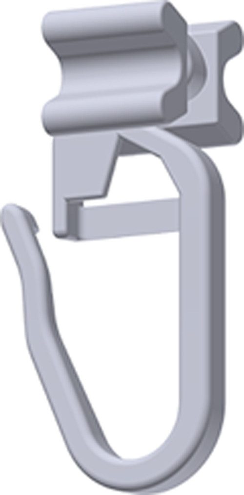 Garduna Gardinenstange Innenlauf System, Ø 20mm, mit X-Gleiter, kürzbar, Metall, 1-lauf, Innenlauf, komplett, hochwertig, Fixmaß, 20mm Vorhanstange