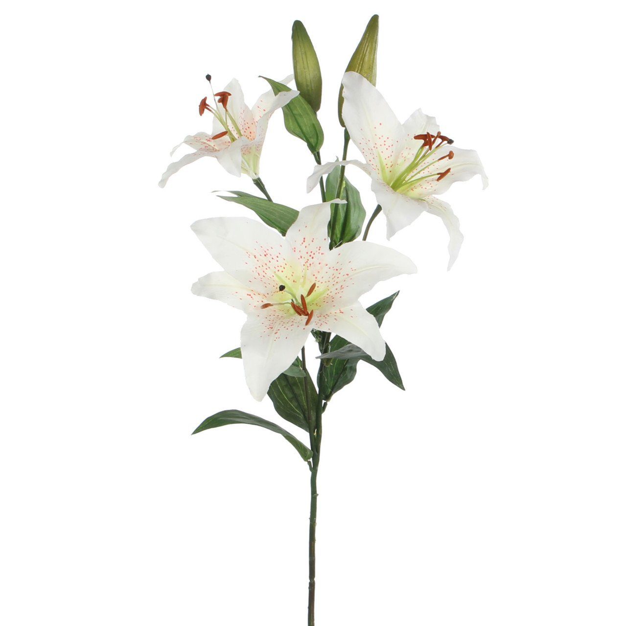 Kunstpflanze Mica künstlicher Lilienstiel stargazer creme 75 cm