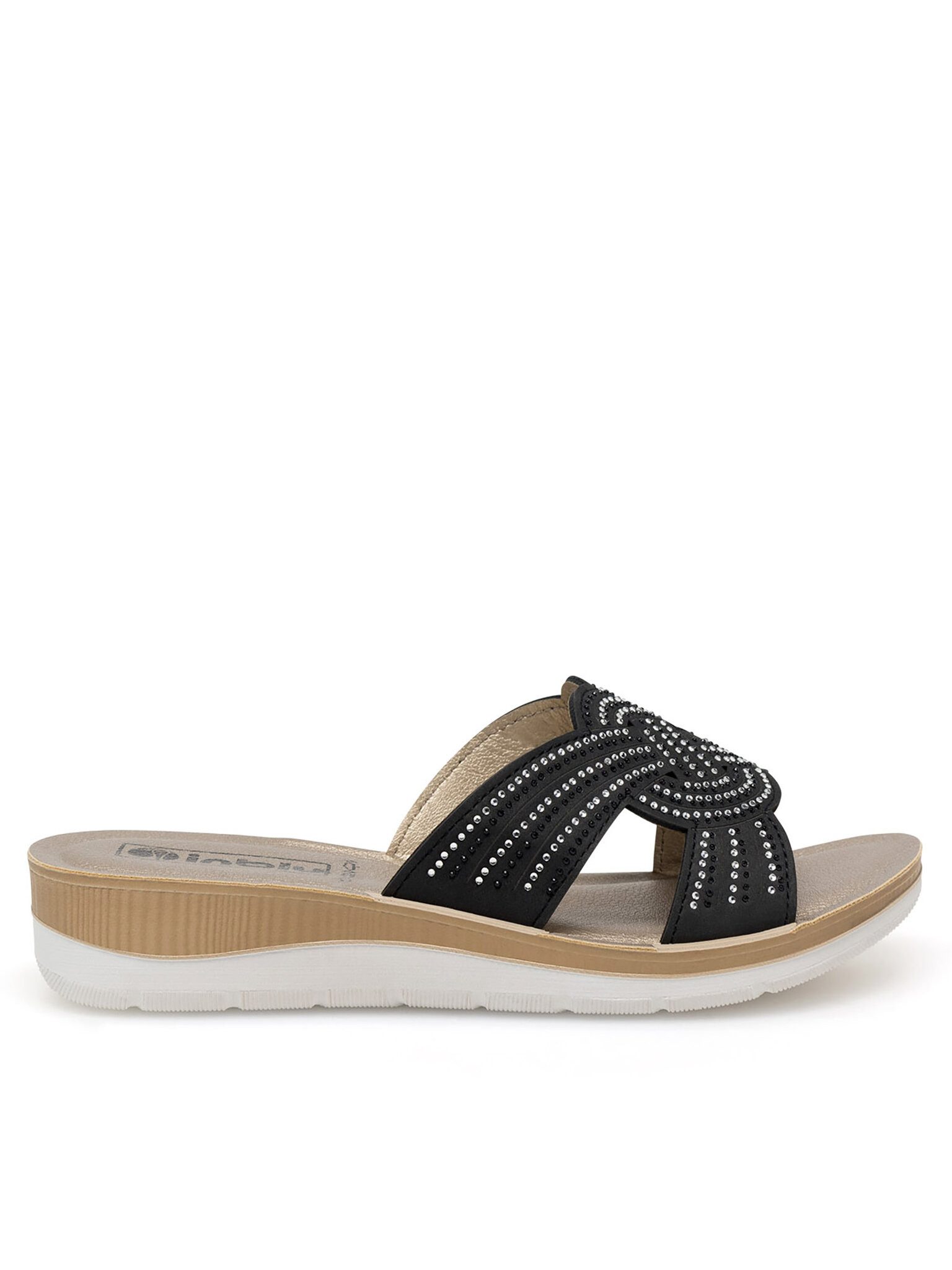 INBLU Pantoletten BVAX0100 Schwarz Pantolette günstig online kaufen