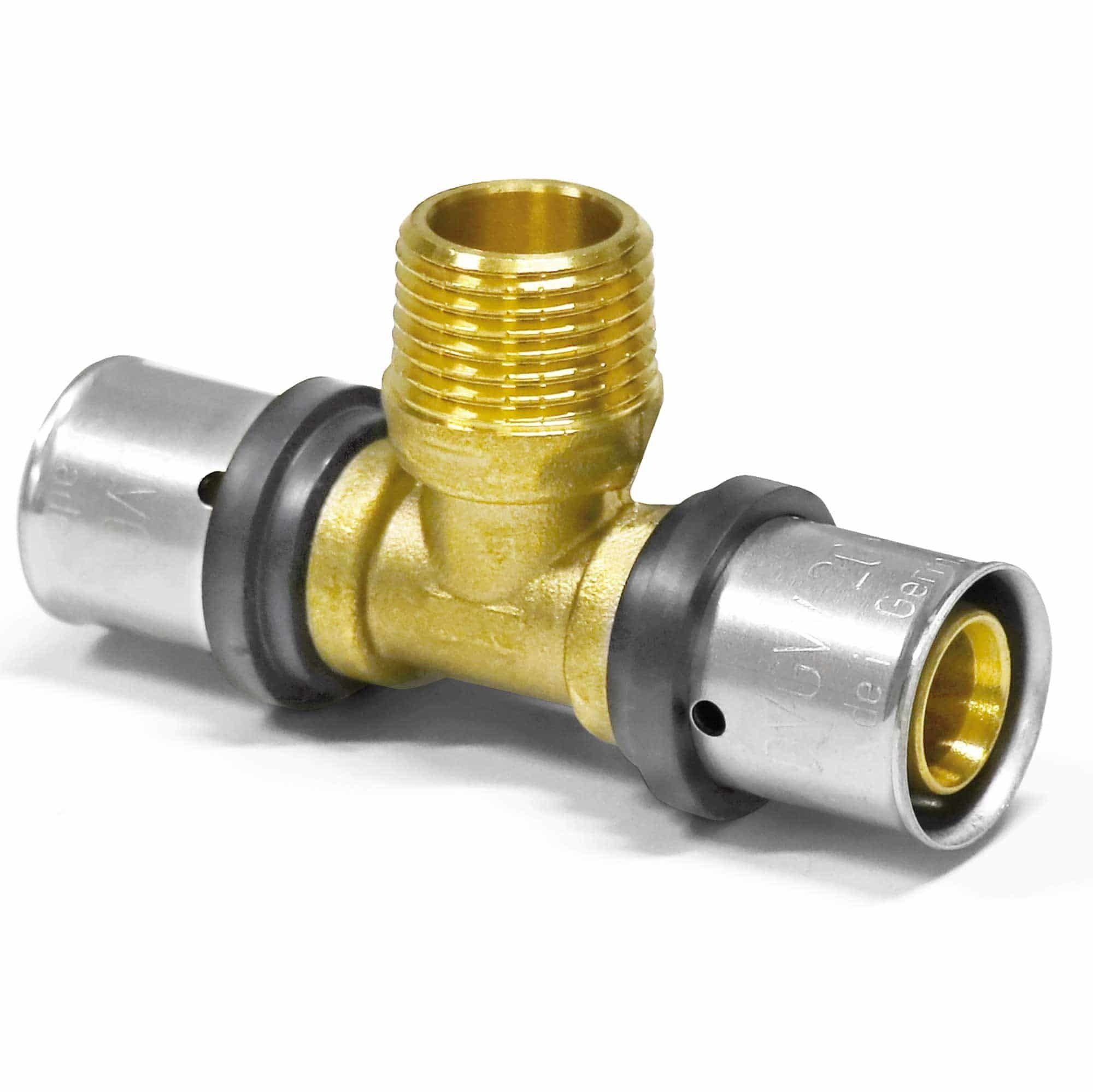 PipeTec Deutschland Pressfitting, Pipetec Press-T-Stück für Alu-Verbundrohr