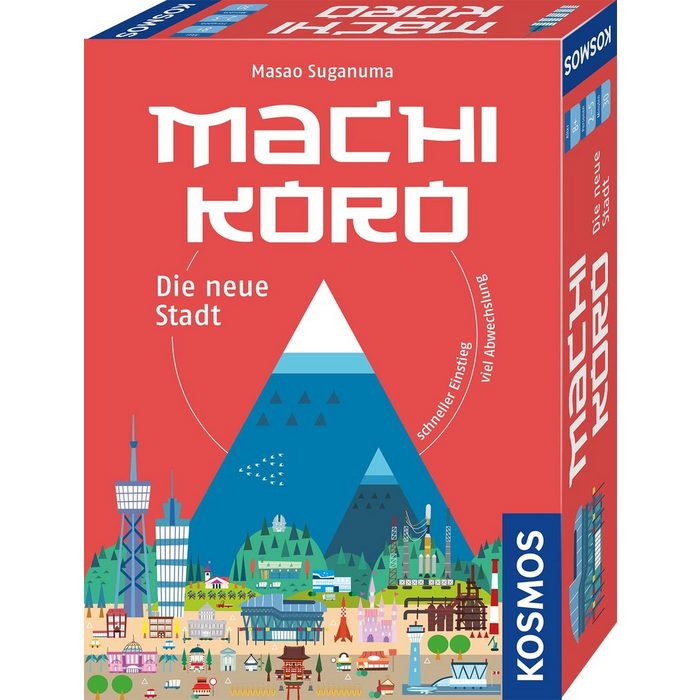 Kosmos Spiel Familienspiel Kosmos 683344 Machi Koro Kartenspiel Made in Germany
