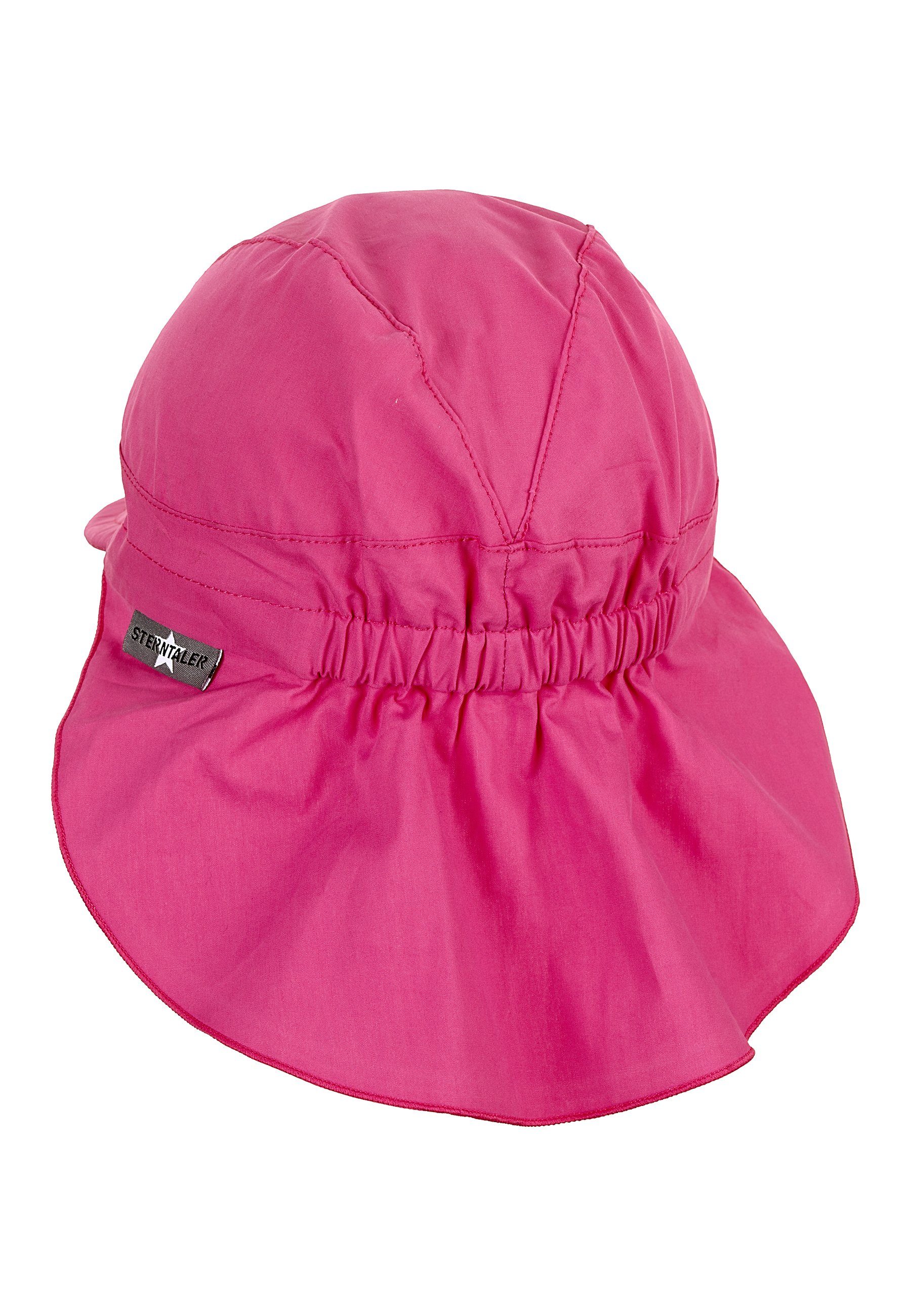 Sterntaler® Schirmmütze UV-Schutz 50+ Schirmmütze mit Nackenschutz Basic (1-St) Kindermütze mit Schirm aus UV-Popeline unifarben – Bild 5 von 5