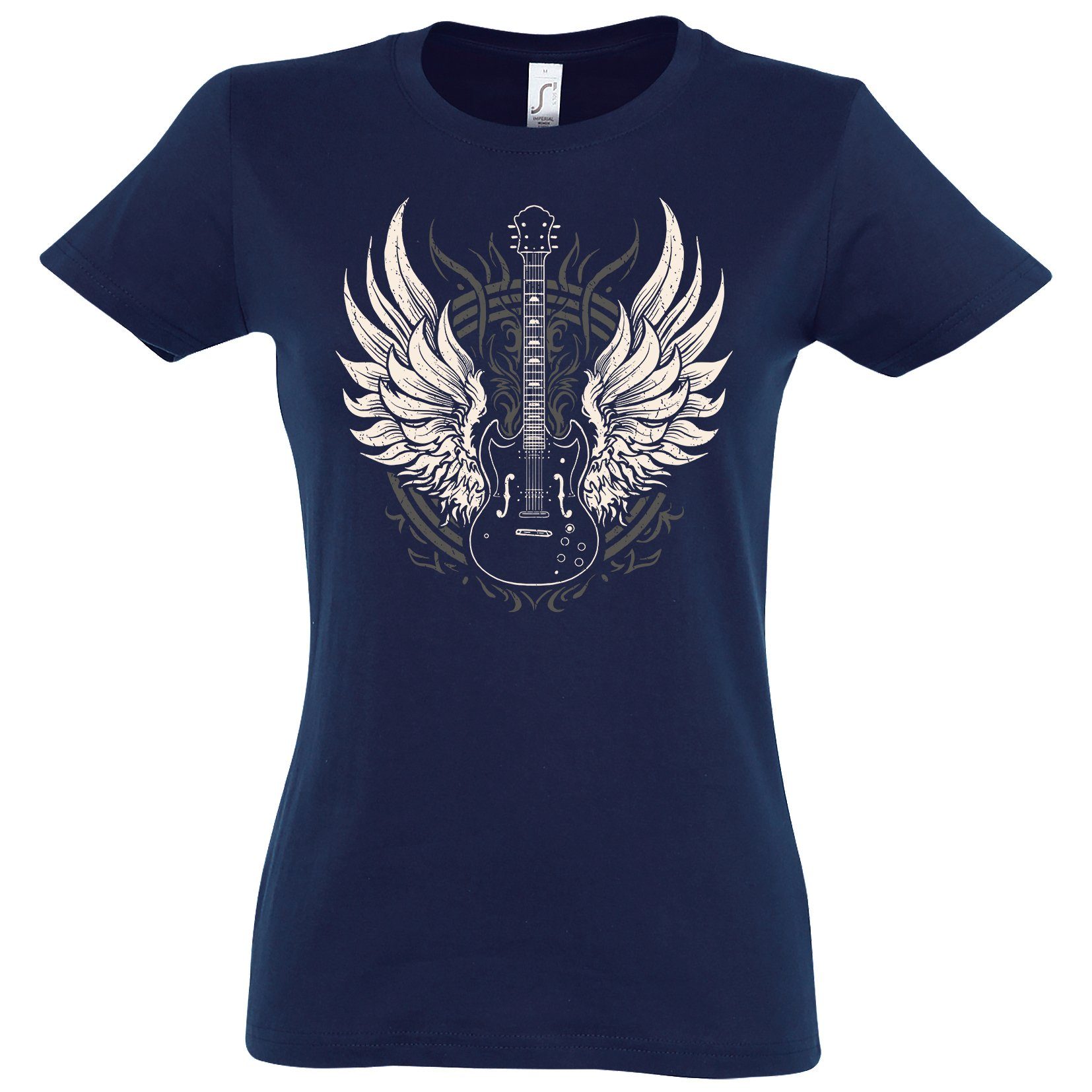 Youth Designz Print-Shirt Flügel Gitarre Damen günstig online kaufen