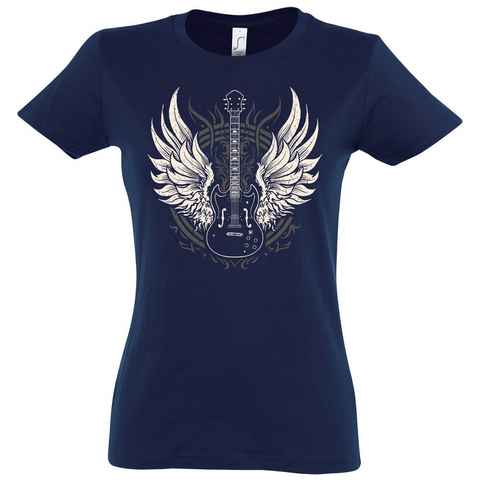 Youth Designz Print-Shirt Flügel Gitarre Damen T-Shirt mit modischem Print