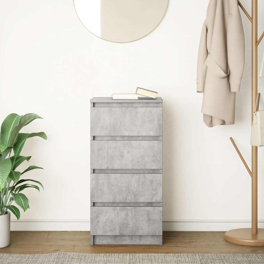 vidaXL Sideboard Sideboard Betongrau 37,5x35x76 cm günstig online kaufen