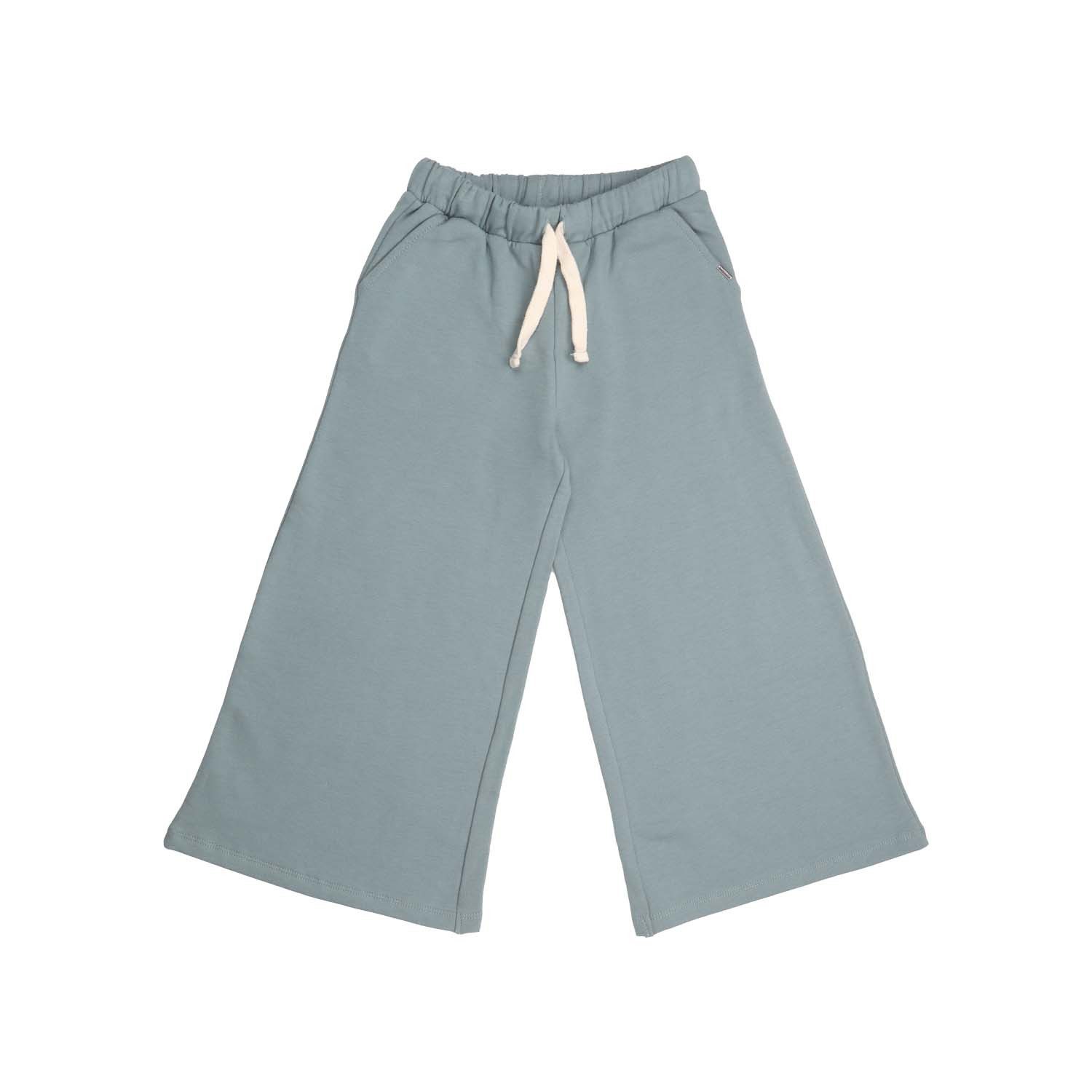 Walkiddy Sweatpants Weit geschnittene Hose aus Bio-Baumwolle in Grün