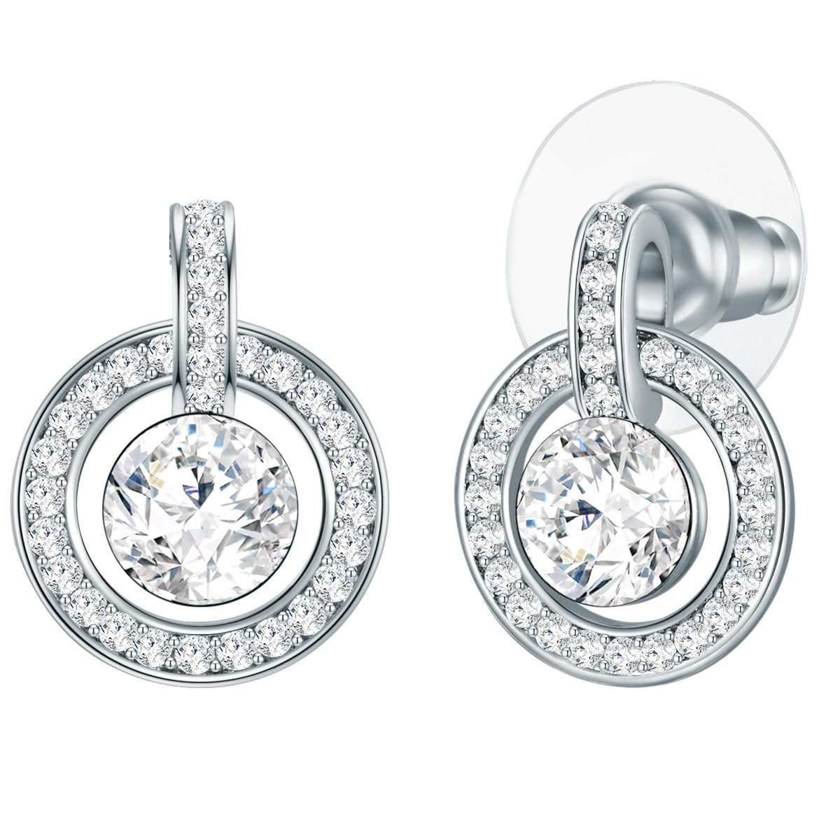 Lulu & Jane Paar Ohrstecker Set: AV179 (2-tlg), mit Glaskristall günstig online kaufen