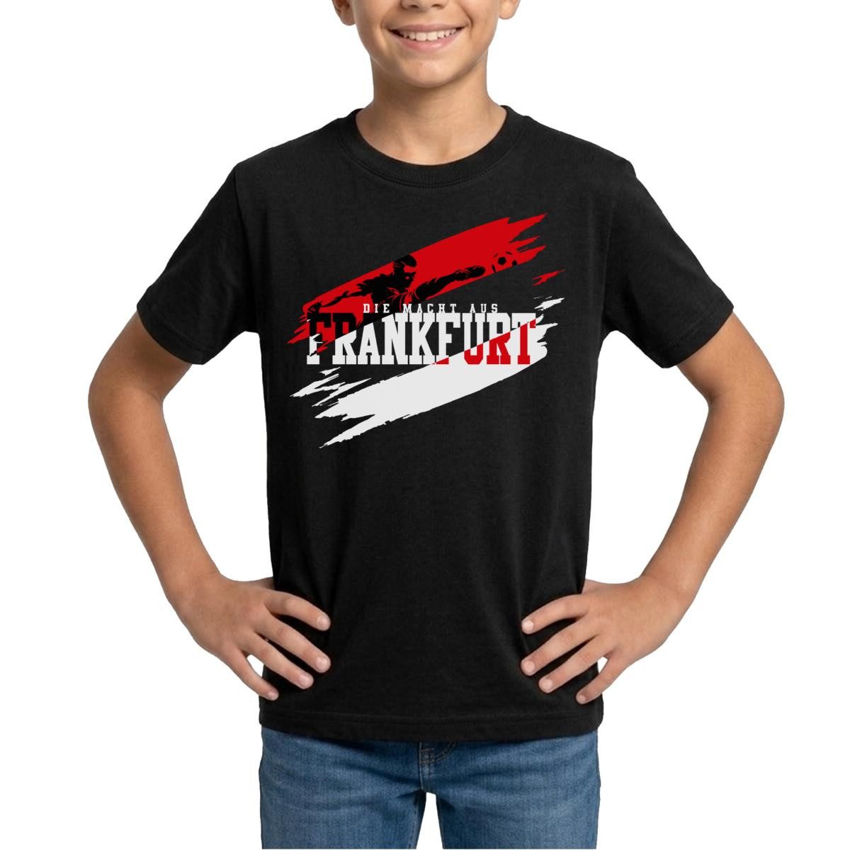 T-Shirt Die Macht Aus Frankfurt Fußball Fan Teenager T-Shirt