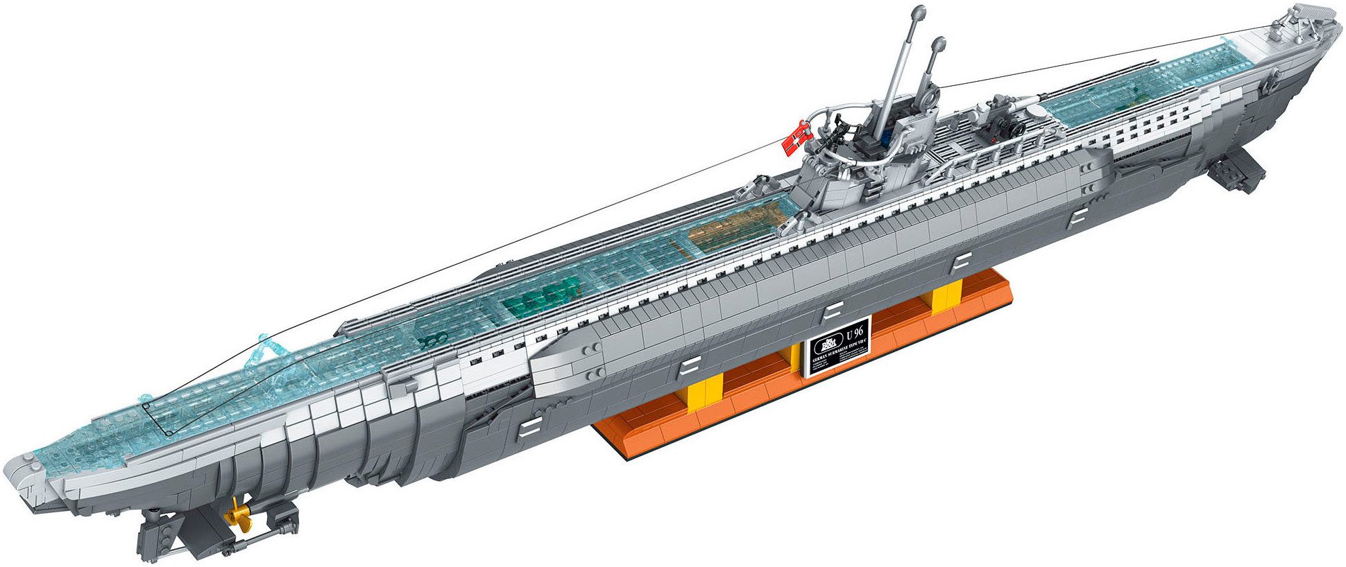 Revell® Modellbausatz Revell Brick System, U-Boot U-96 aus "Das Boot"